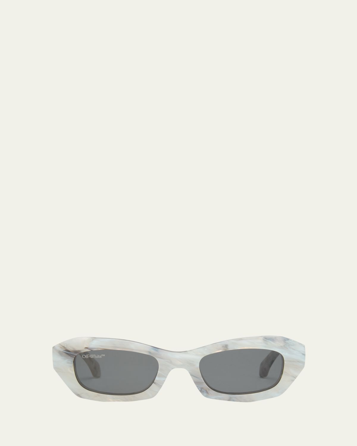 Off-White Men's Venezia Acetate Rectangle Sunglasses