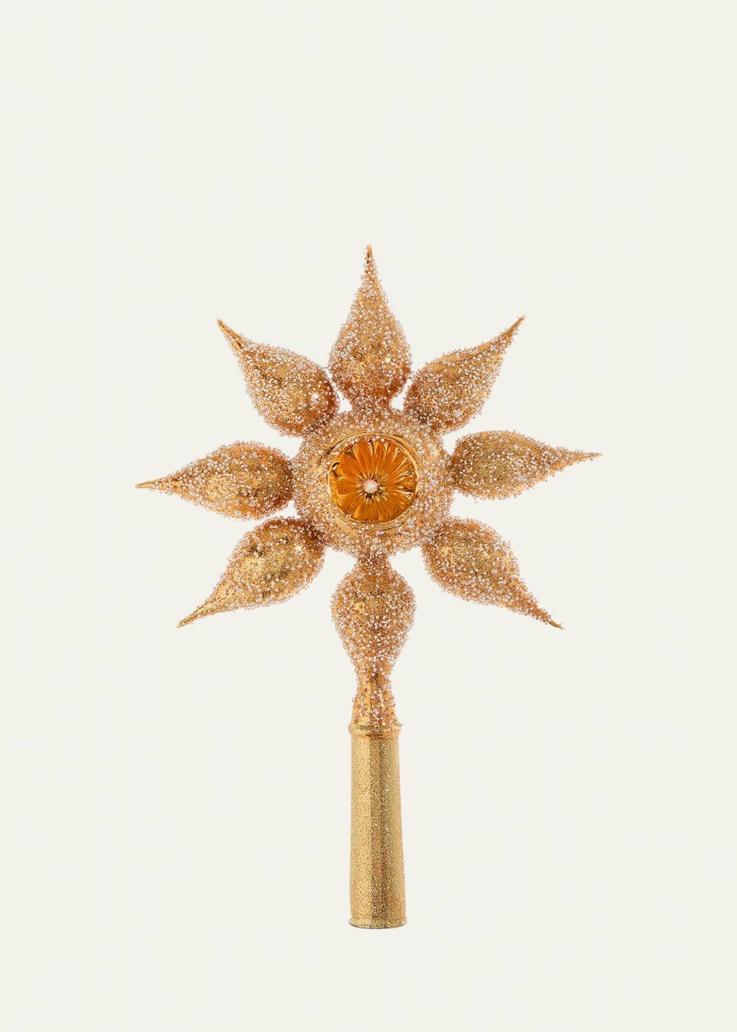 Bergdorf Goodman Golden Star Christmas Tree Topper