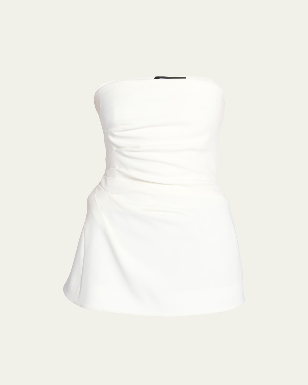 Proenza Schouler Gathered Crepe Strapless Top