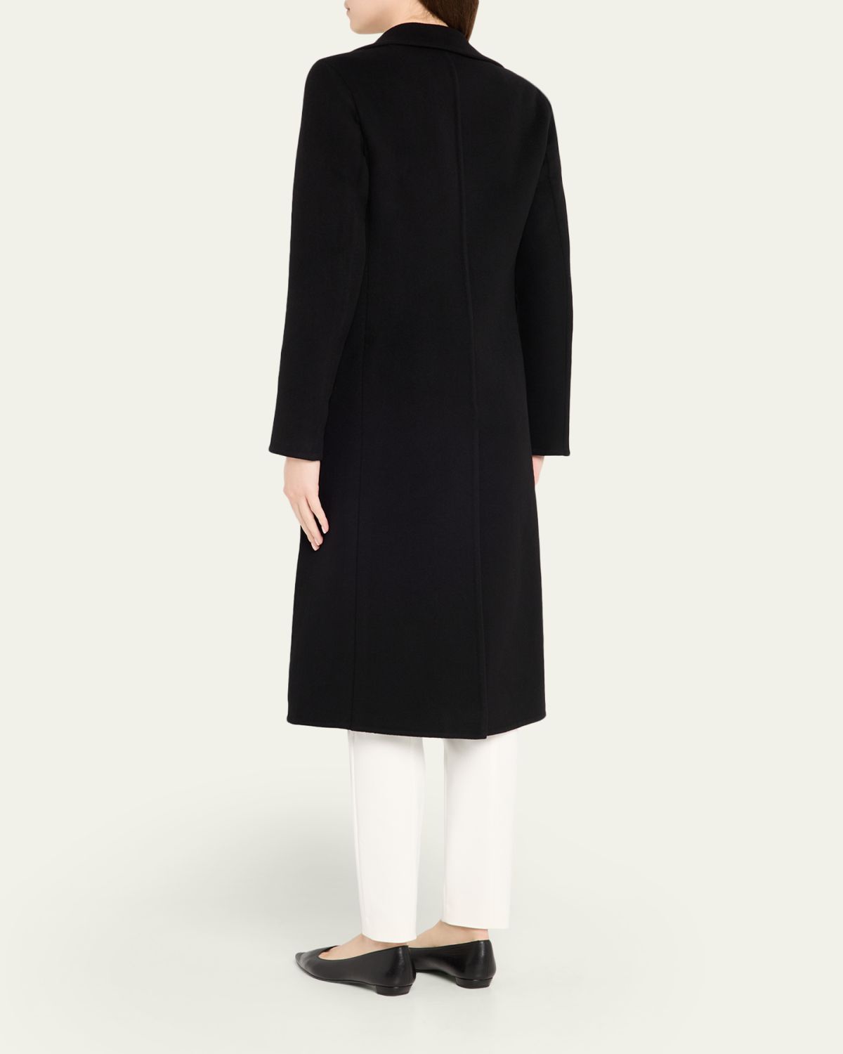 Akris Leather Collar Cashmere Coat | Thumbnail 3 Akris Leather Collar Cashmere Coat | Thumbnail 3