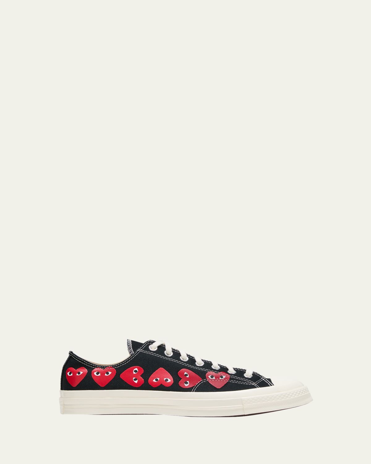 Comme des Garcons x Converse Men's Chuck 70 Multi Heart Low-Top Sneakers