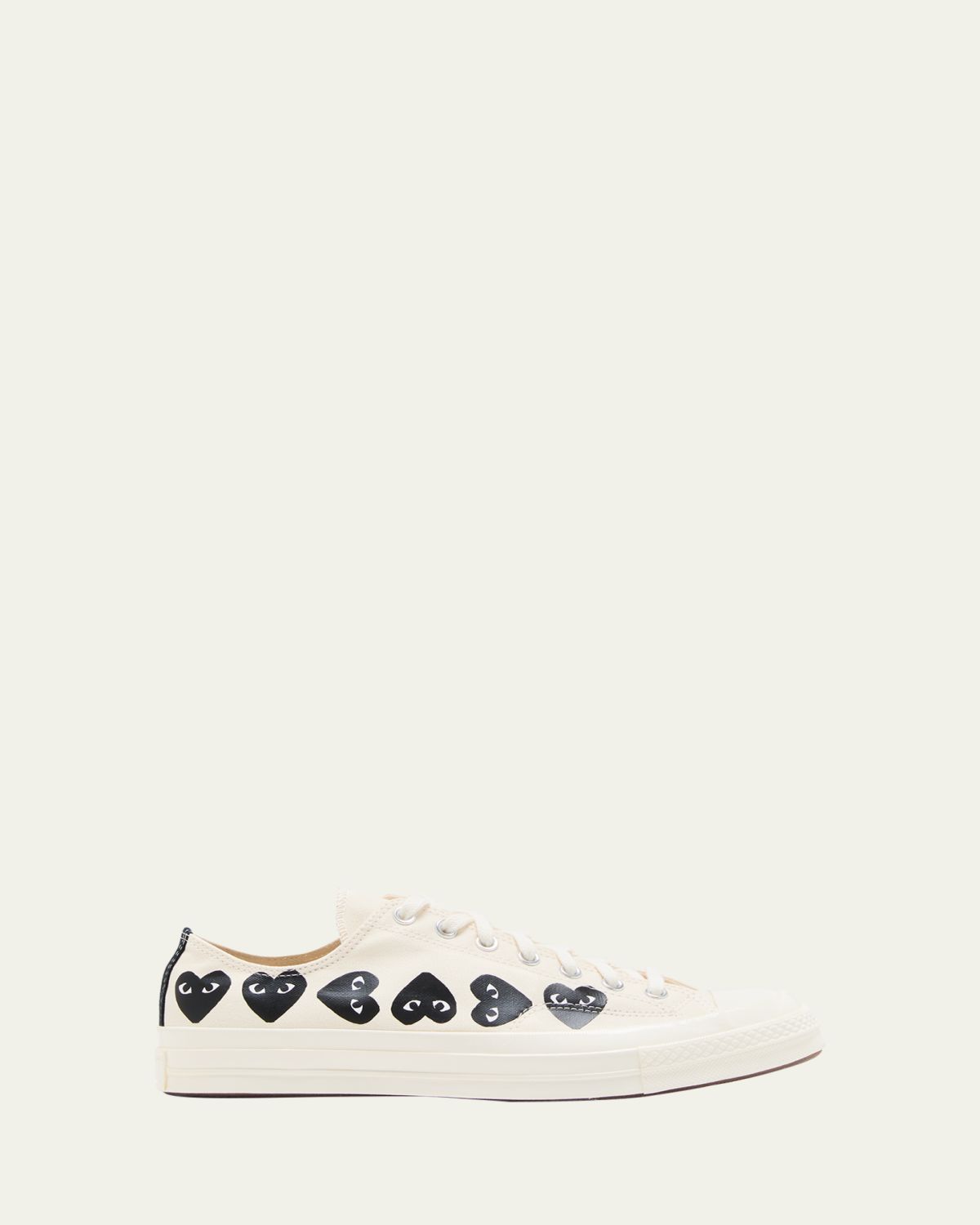 Comme des Garcons x Converse Men's Chuck 70 Multi Heart Low-Top Sneakers