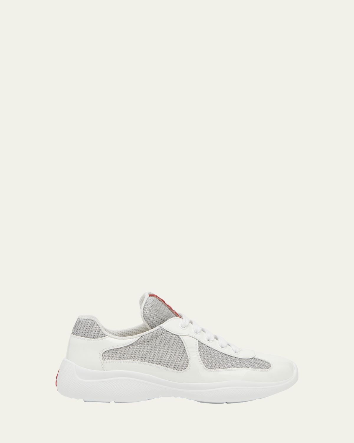 Prada America's Cup Vernice Patent Runner Sneakers