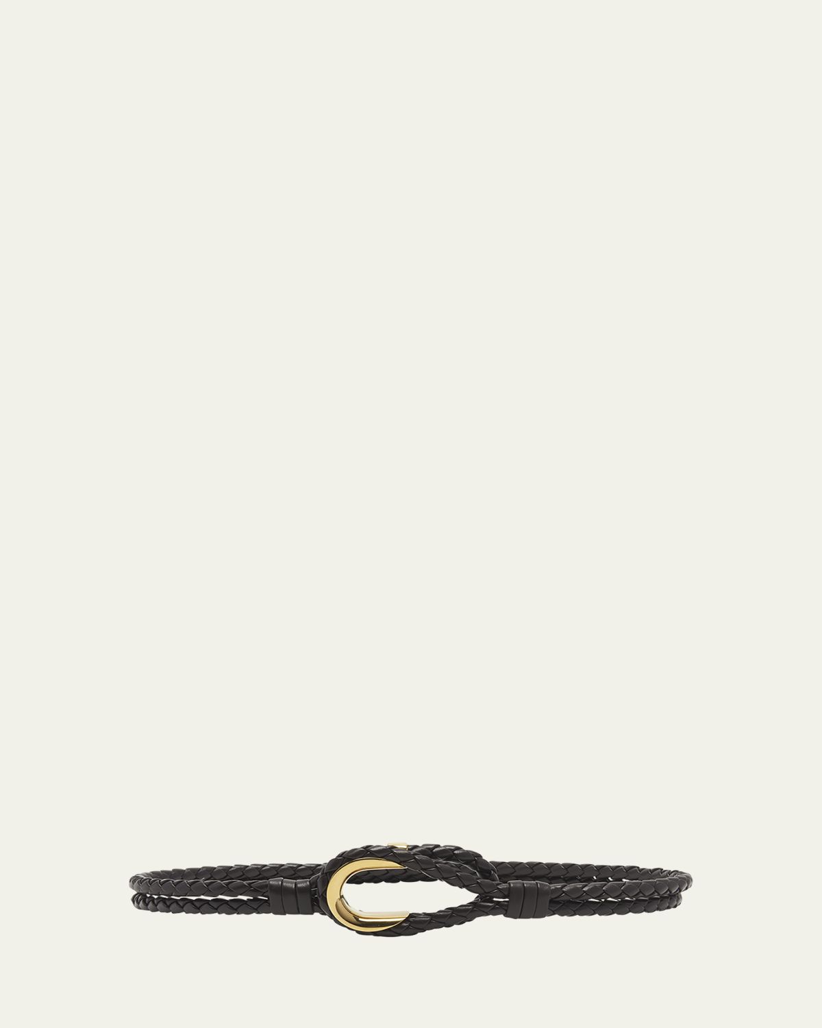 Bottega Veneta Braided Leather Waist Belt