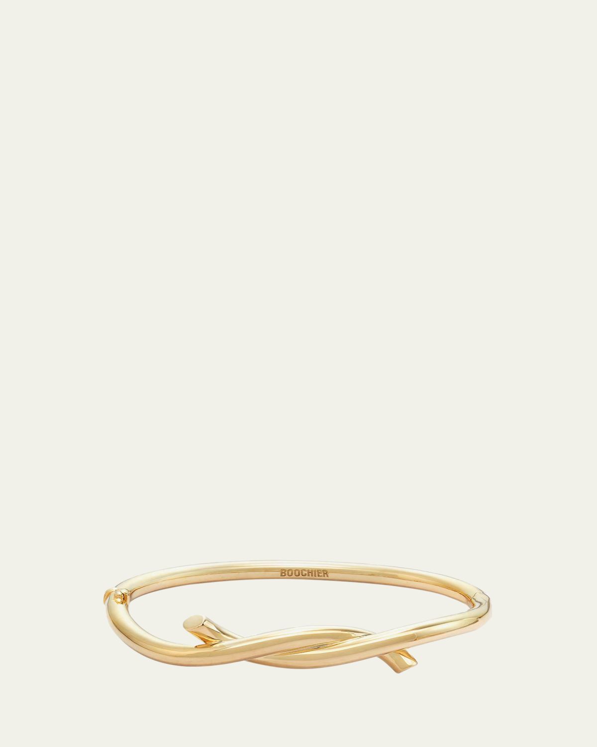 Boochier 18K Yellow Gold Ties Bangle