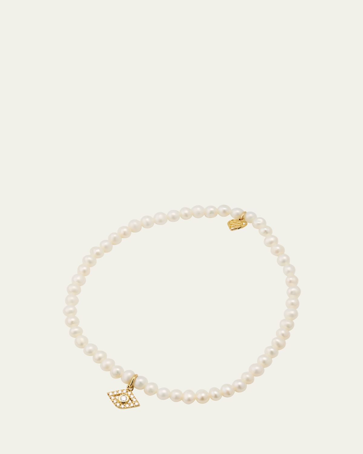 Sydney Evan Little Loves Girl's 14k Evil Eye Beaded Charm Bracelet