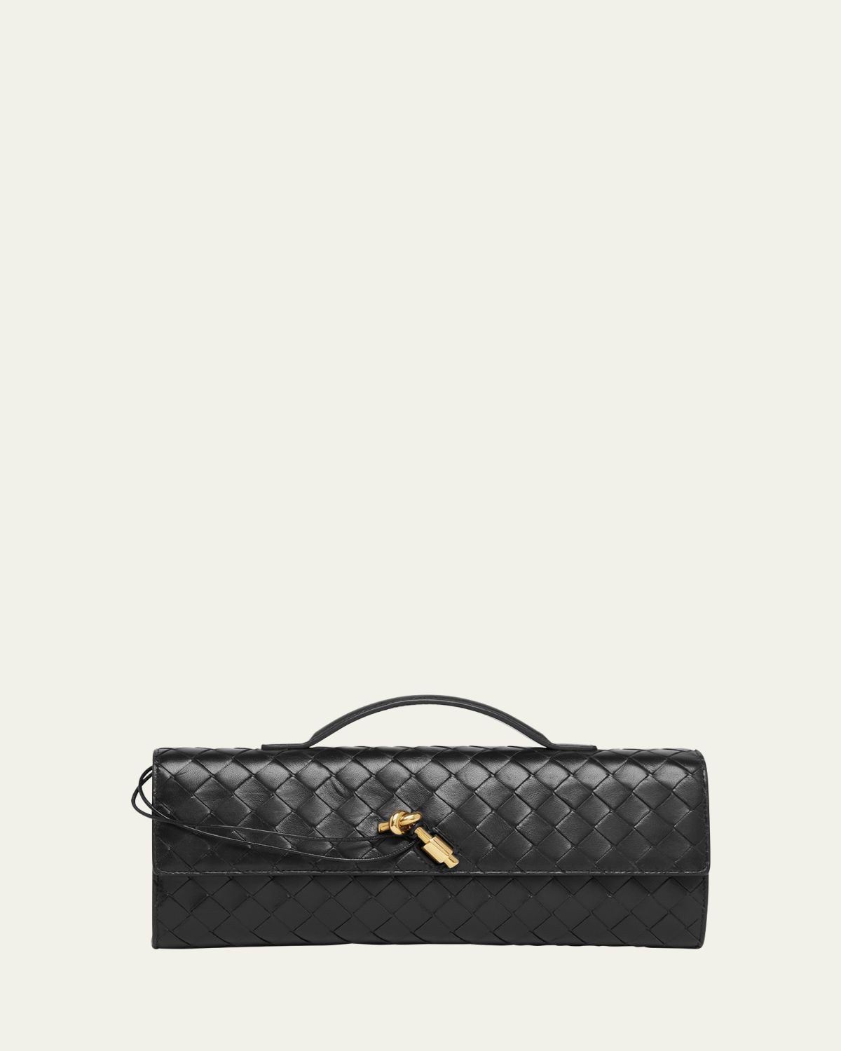Bottega Veneta Long Andiamo Clutch Bag with Handle