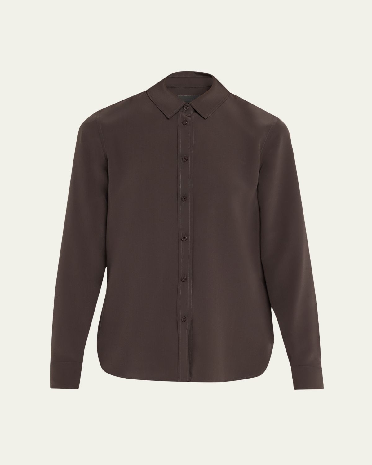 Nili Lotan Gaia Silk Button-Front Shirt | Thumbnail 6 Nili Lotan Gaia Silk Button-Front Shirt | Thumbnail 6