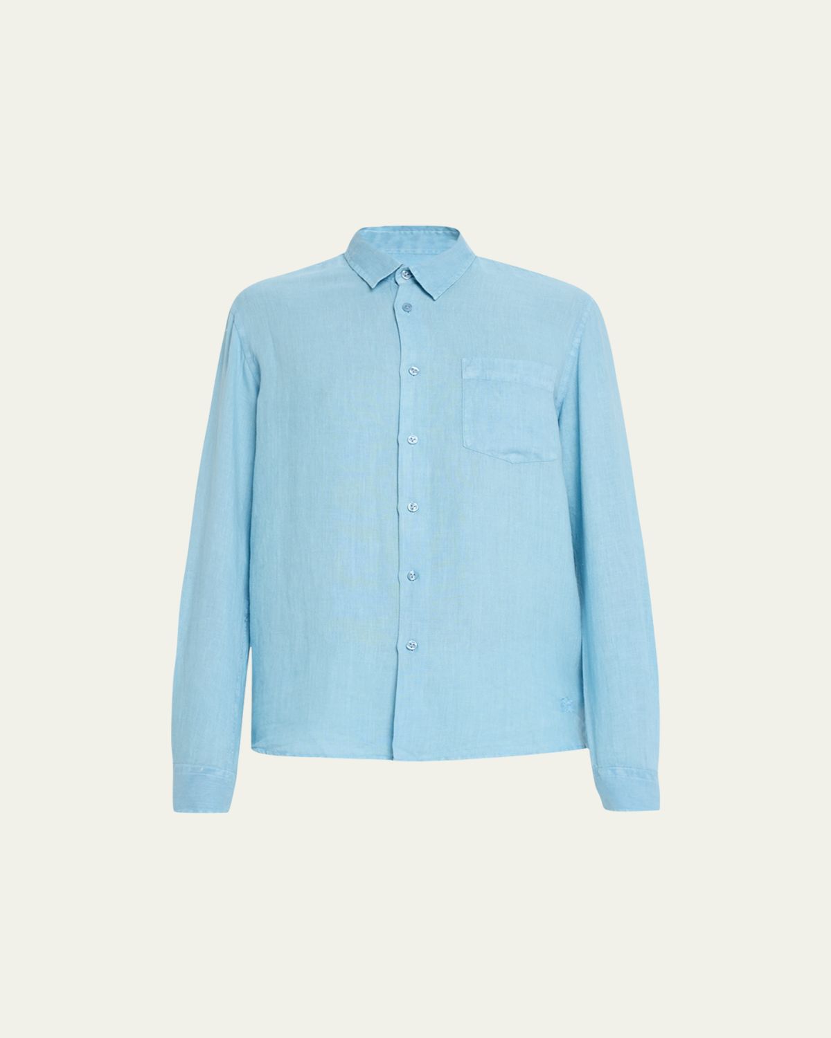 Vilebrequin Men's Linen Sport Shirt | Thumbnail 6 Vilebrequin Men's Linen Sport Shirt | Thumbnail 6