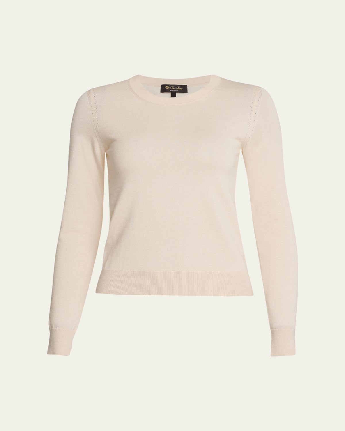 Loro Piana Long-Sleeve Cashmere Sweater | Thumbnail 10