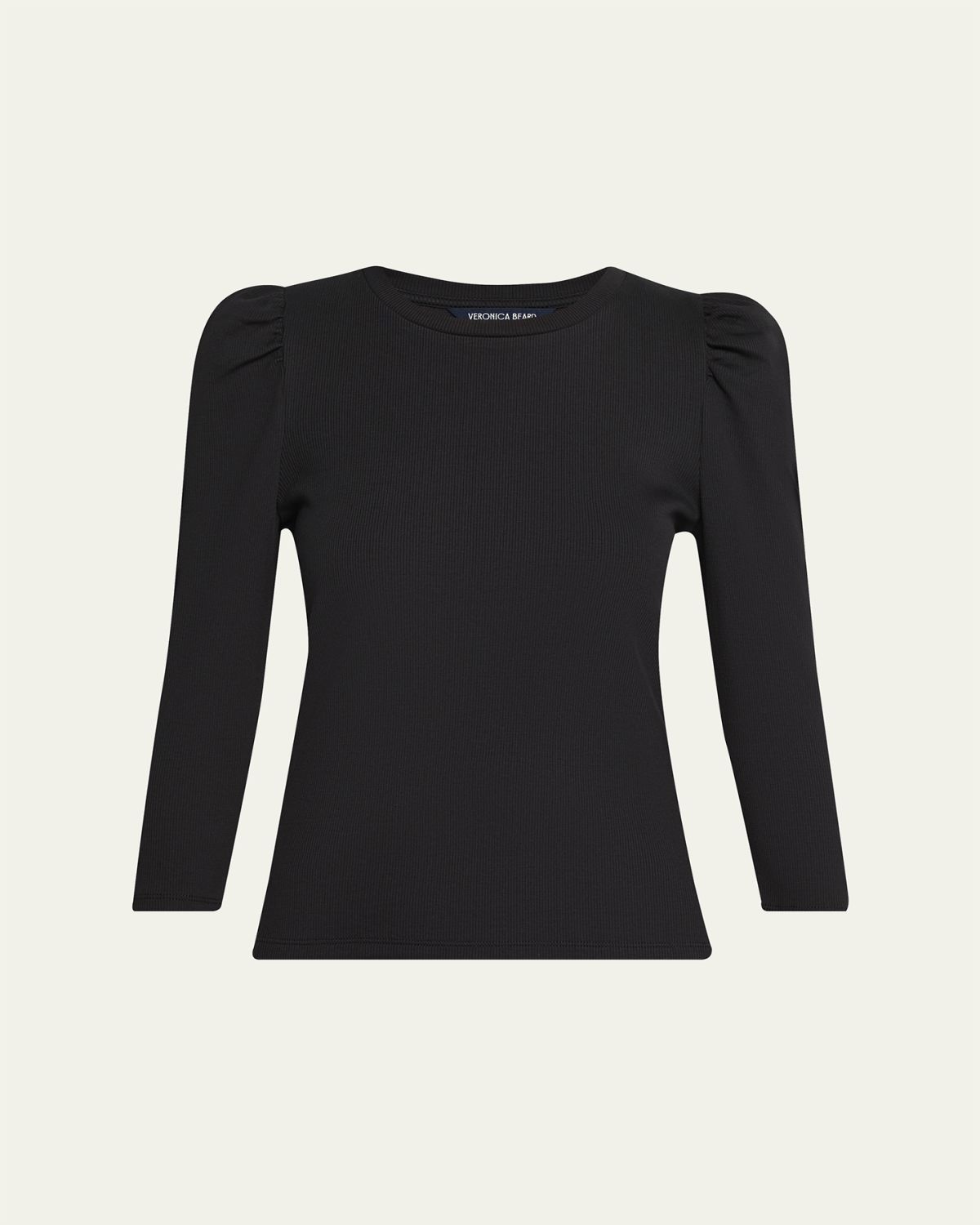 Veronica Beard Britney Puff-Sleeve Cotton Top | Thumbnail 10