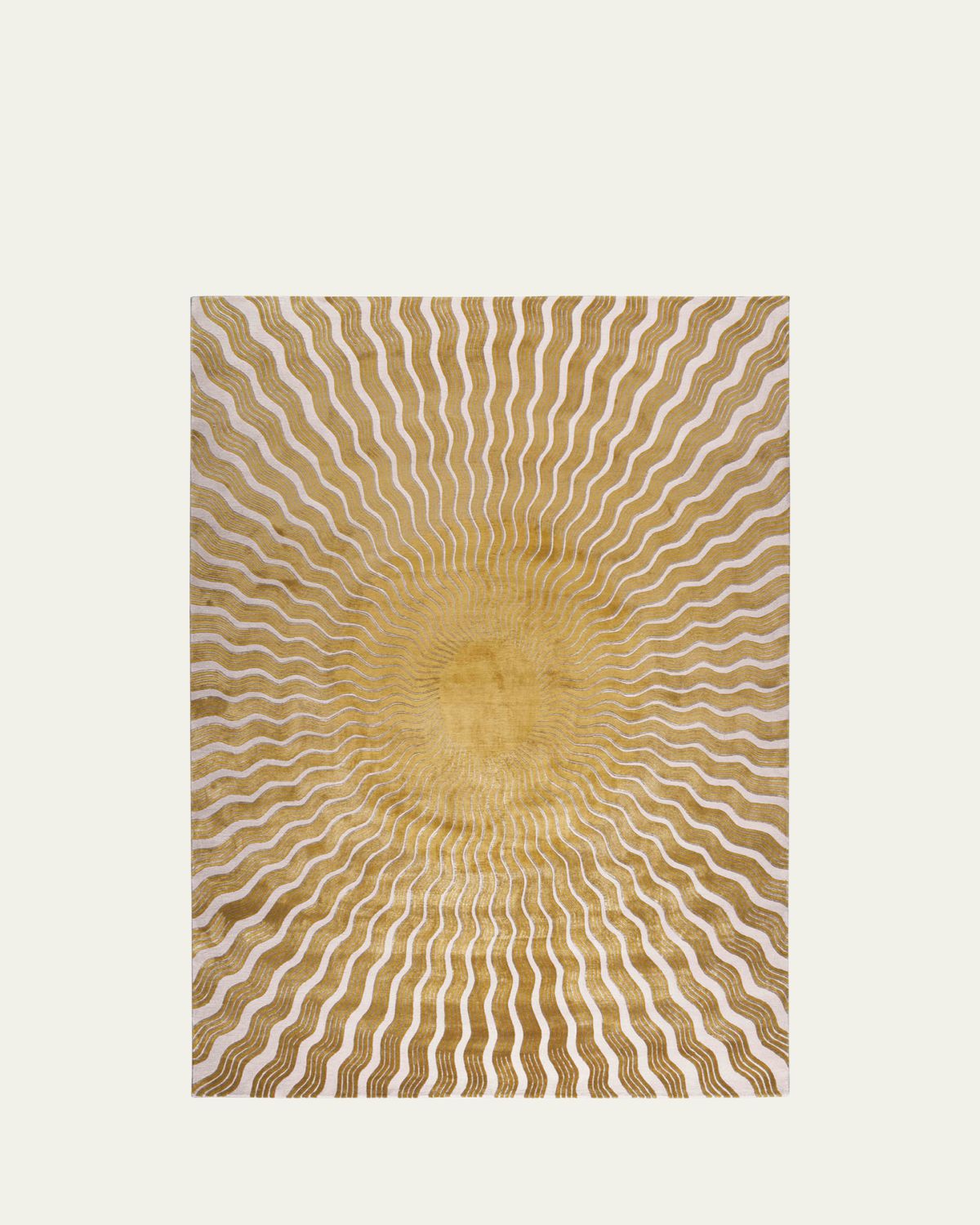 The Rug Company x Mary Katrantzou Sunray Gold Hand-Knotted Rug, 9' x 12'