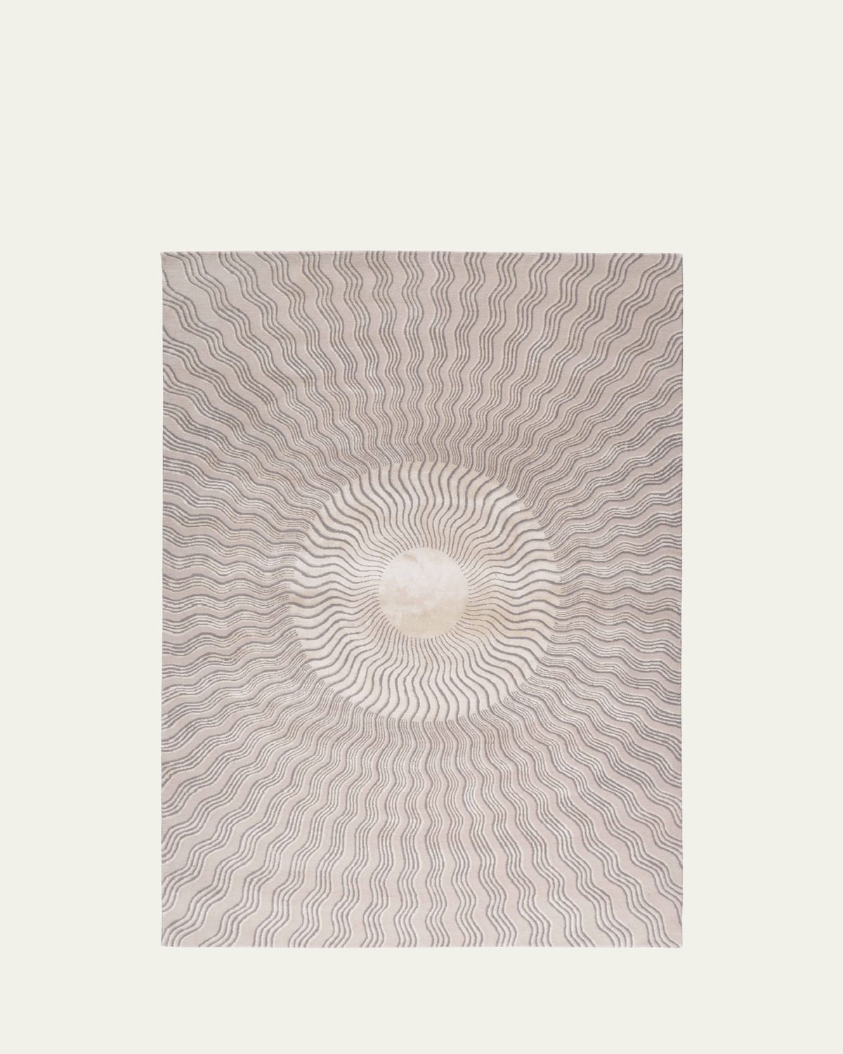 The Rug Company x Mary Katrantzou Sunray Nude Hand-Knotted Rug, 6' x 9'