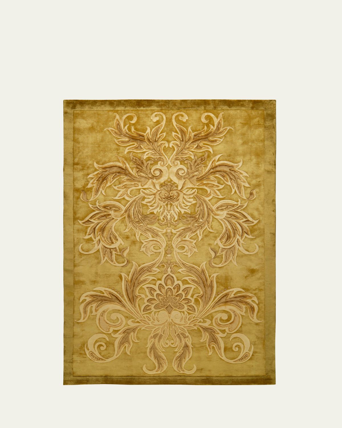The Rug Company x Guo Pei Empress Gold Hand-Knotted Rug, 6' x 9'