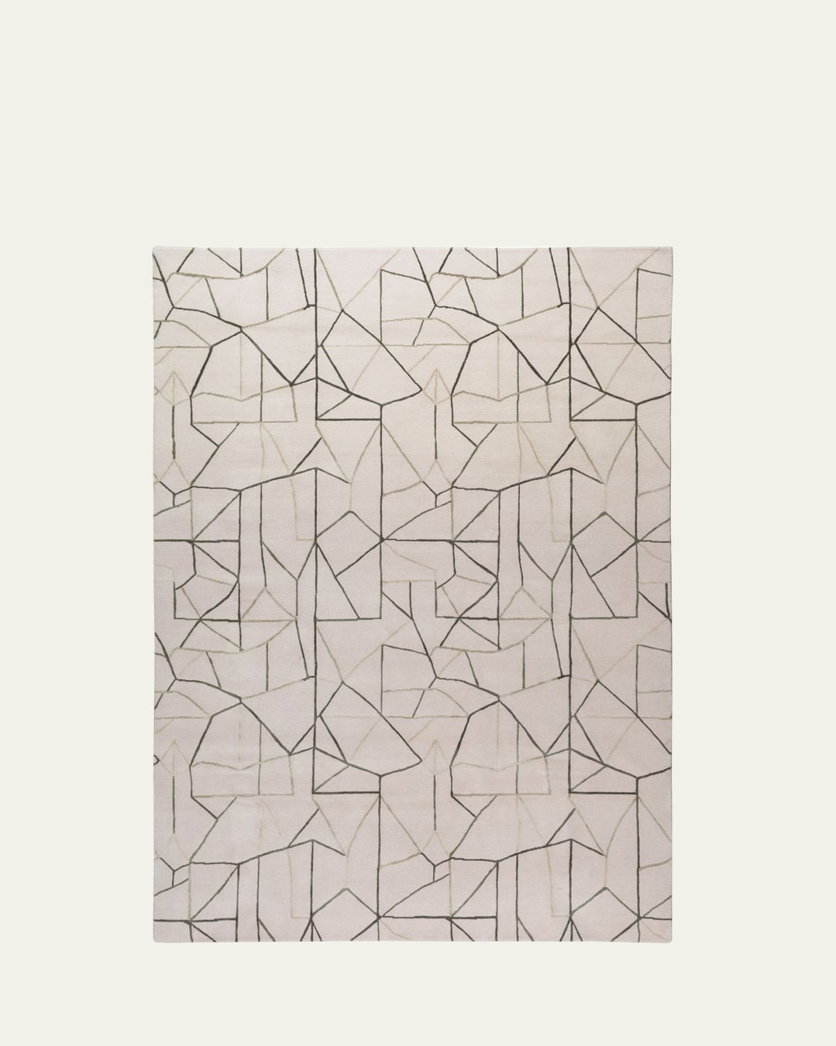 The Rug Company x Kelly Wearstler Tetras Hand-Knotted Rug, 6' x 9'