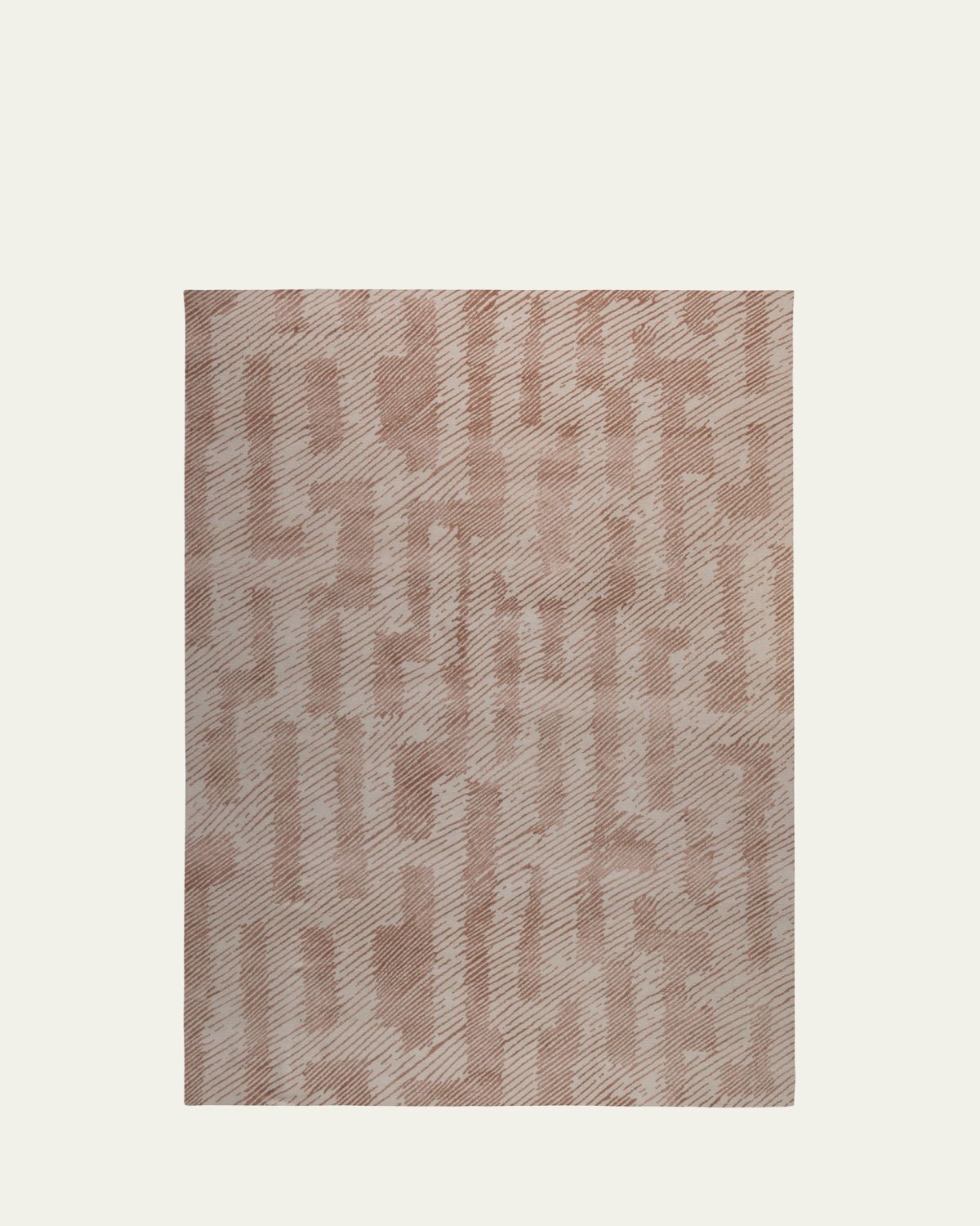 The Rug Company x Kelly Wearstler Verge Clay Hand-Knotted Rug, 6' x 9'