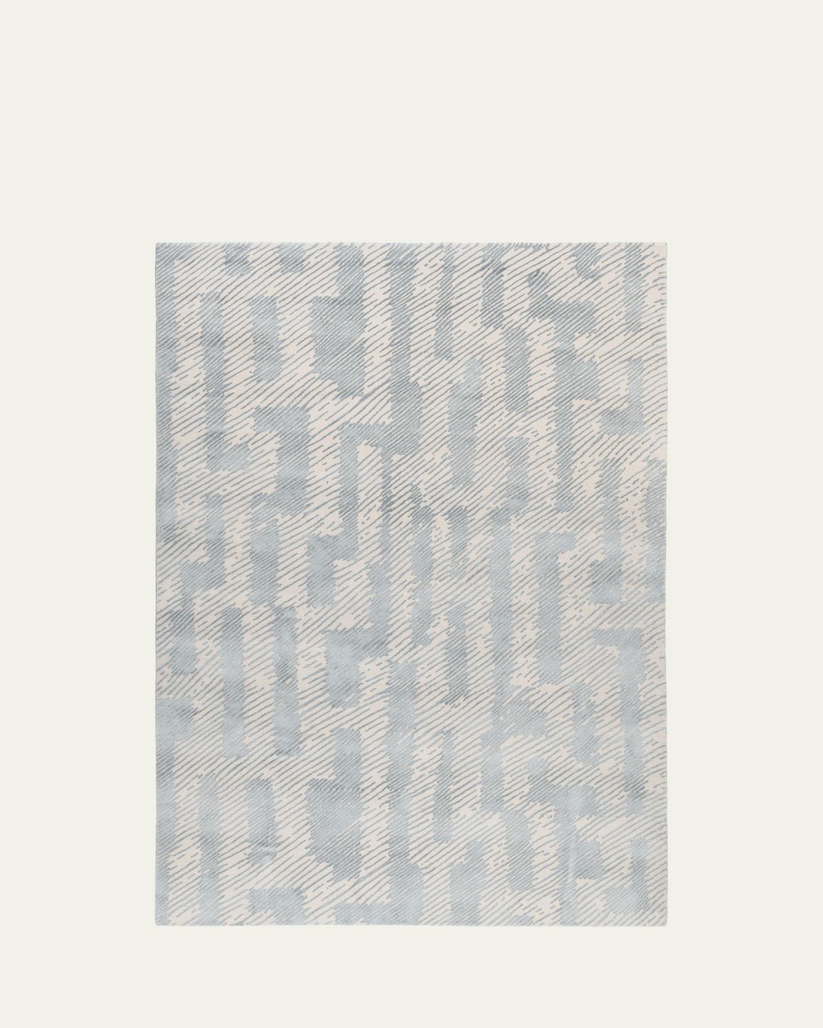 The Rug Company x Kelly Wearstler Verge Ice Hand-Knotted Rug, 8' x 10'