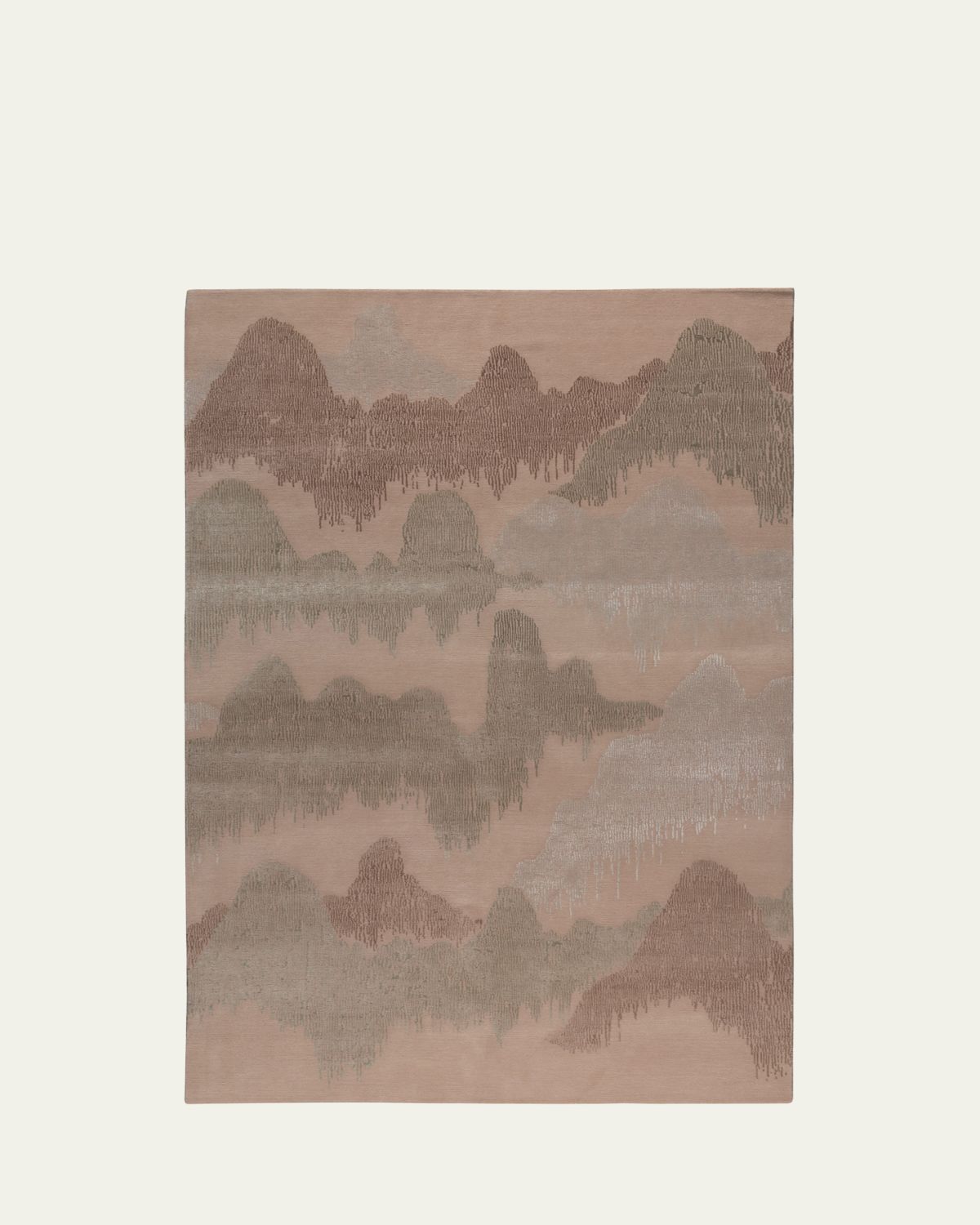 The Rug Company x Kelly Wearstler Cascadia Clay Hand-Knotted Rug, 8' x 10'