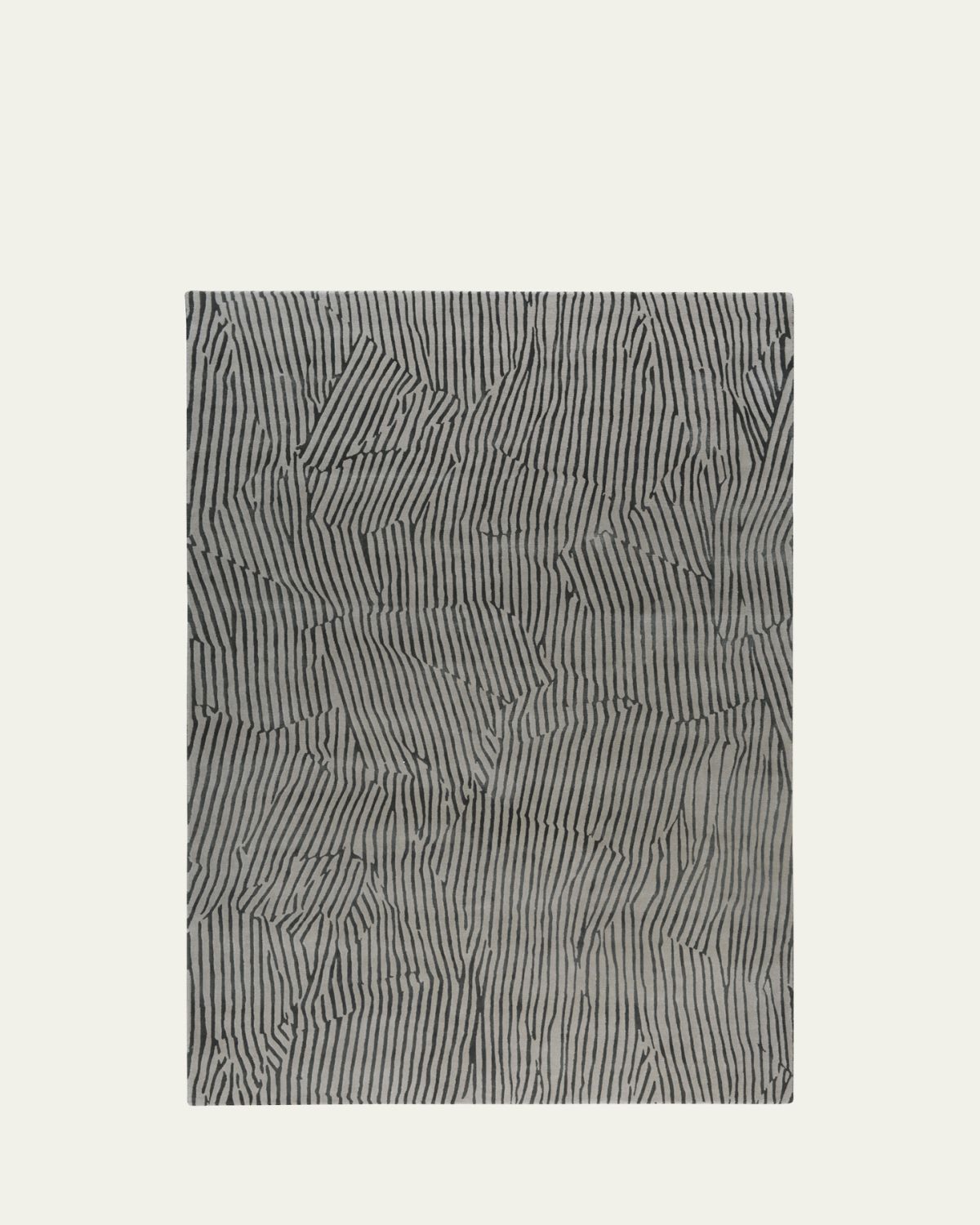 The Rug Company x Kelly Wearstler Avant Graphite Hand-Knotted Rug, 9' x 12'