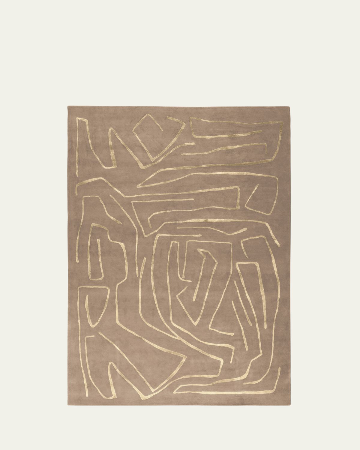 The Rug Company x Kelly Wearstler Tableau Salmon Hand-Knotted Rug, 8' x 10' | Thumbnail 5