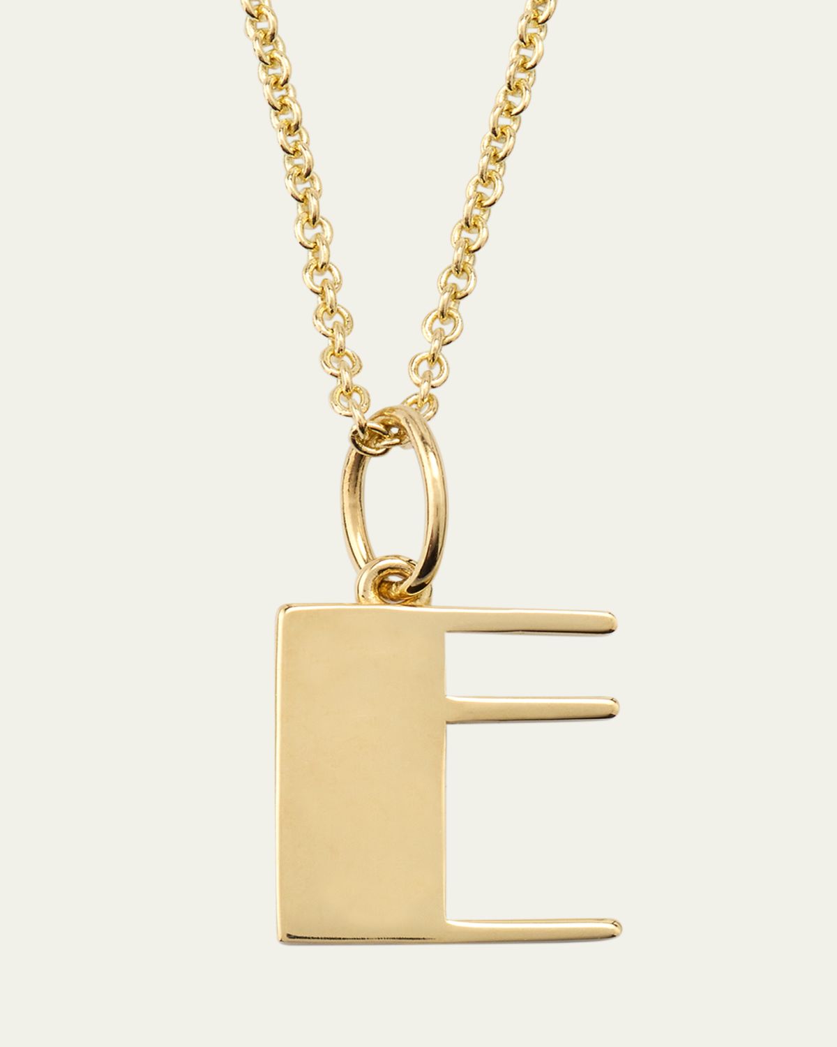 Sydney Evan 14K Pure Block Initial Necklace | Thumbnail 5 Sydney Evan 14K Pure Block Initial Necklace | Thumbnail 5