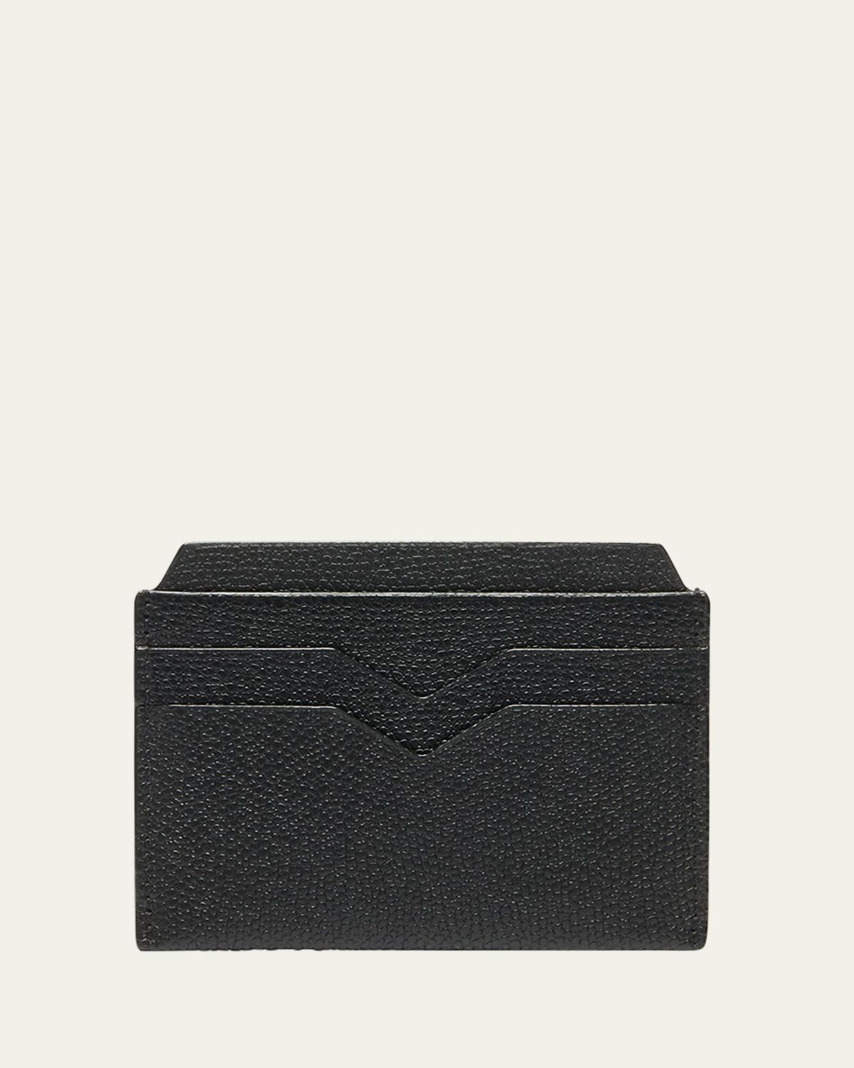 Valextra Men's V-Slot Leather Card Case