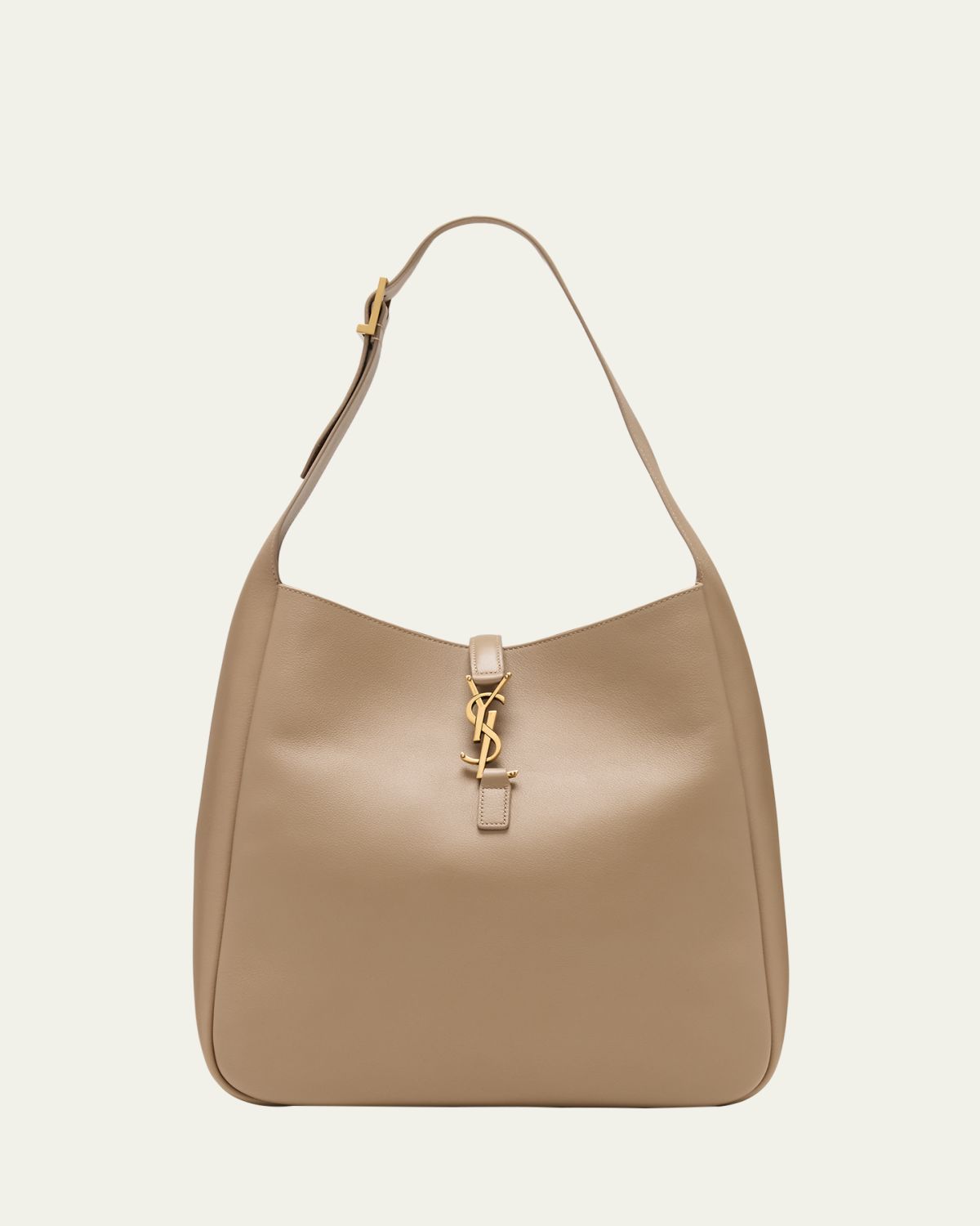 Saint Laurent Le 5 A 7 Large Shoulder Bucket Bag in Smooth Leather | Thumbnail 10 Saint Laurent Le 5 A 7 Large Shoulder Bucket Bag in Smooth Leather | Thumbnail 10
