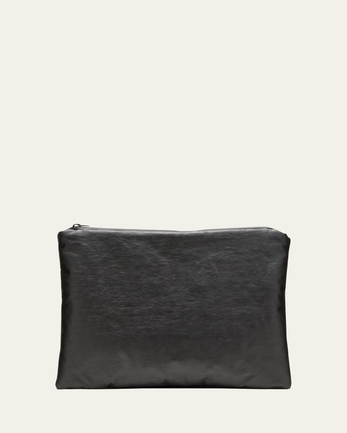 Kassl Zip Faux-Leather Clutch Bag