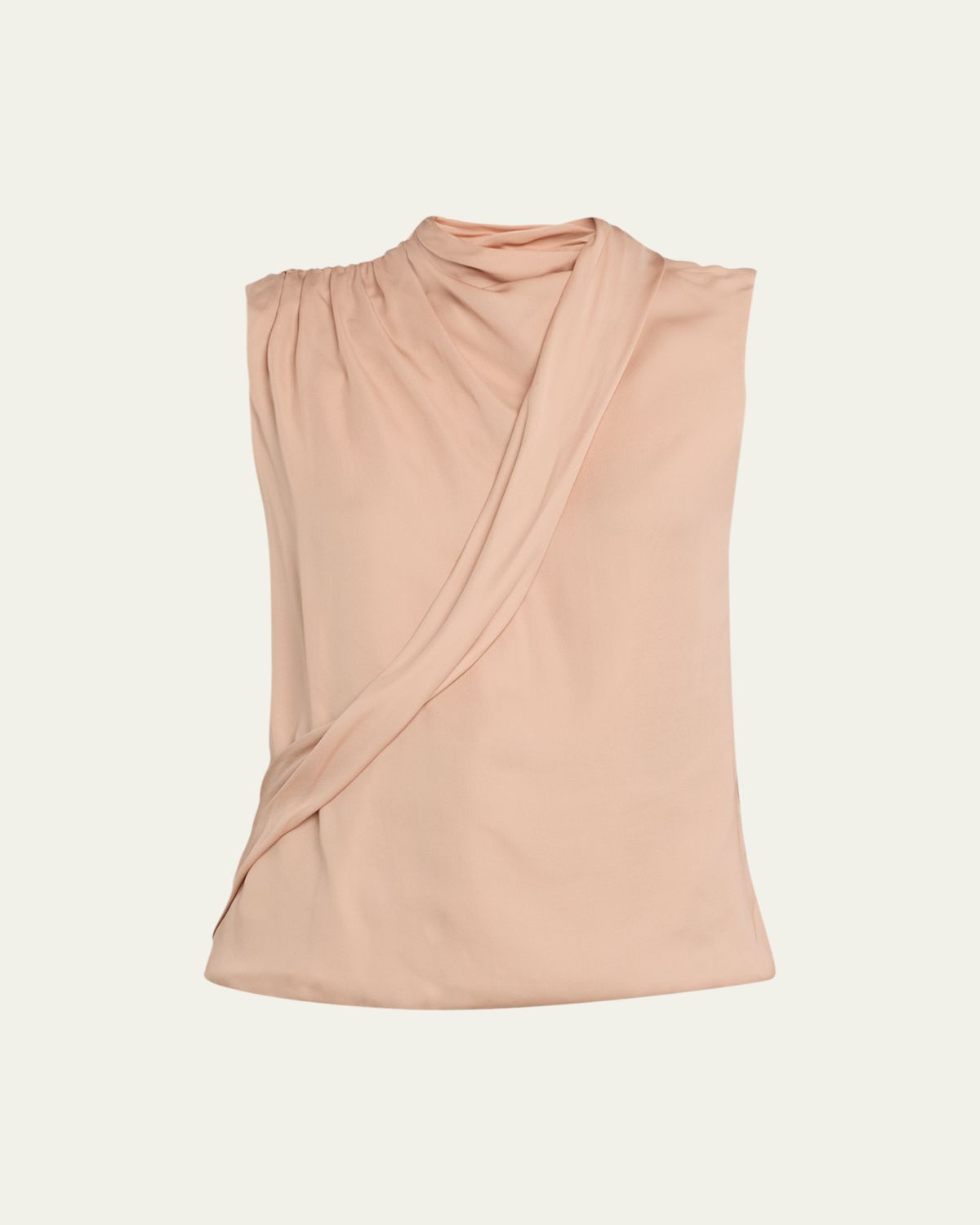 Giorgio Armani Silk Cross-Front Blouse