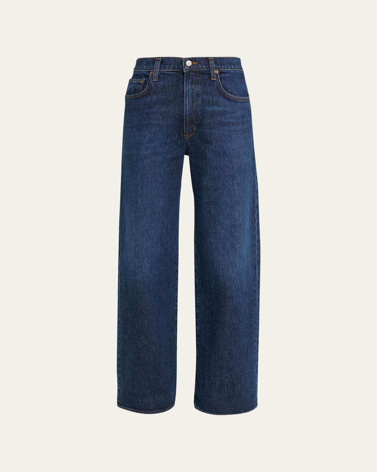 AGOLDE Harper Mid-Rise Wide-Leg Jeans