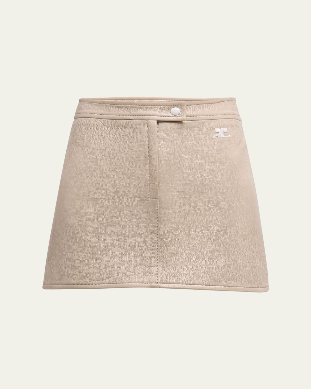 Courreges Reedition Vinyl Mini Skirt | Thumbnail 6