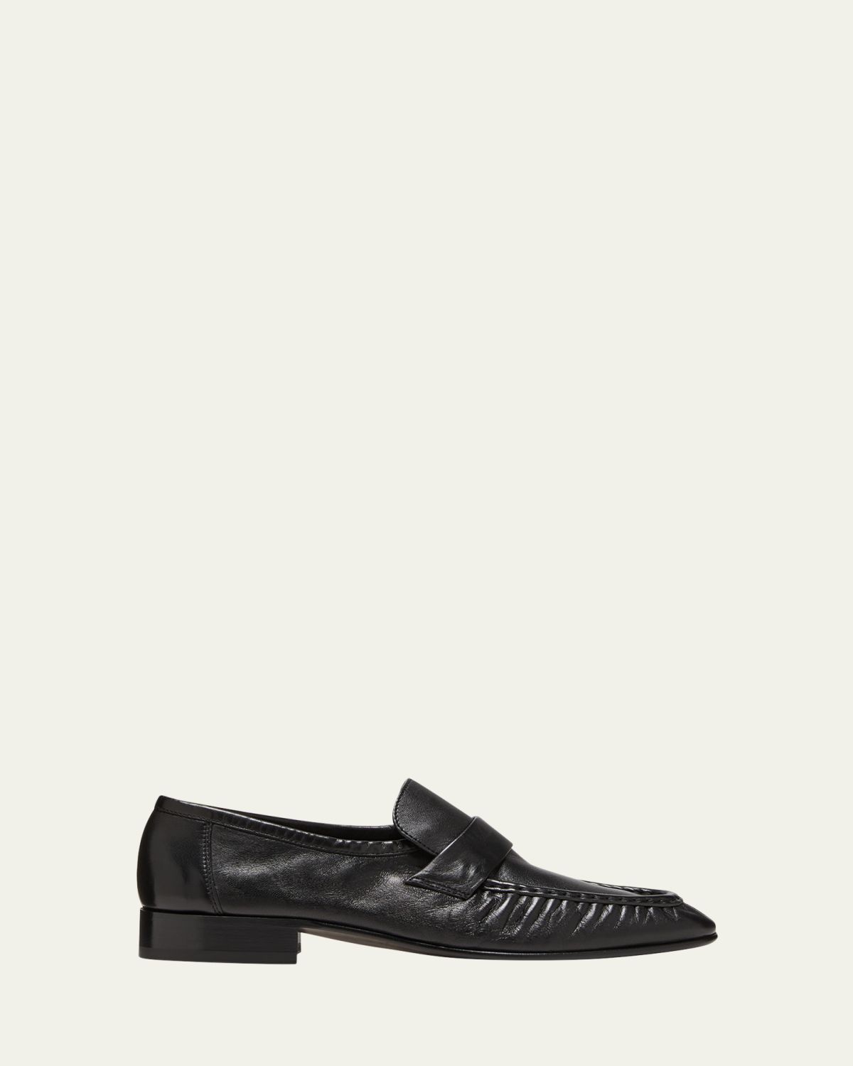 THE ROW Soft Leather Flat Loafers