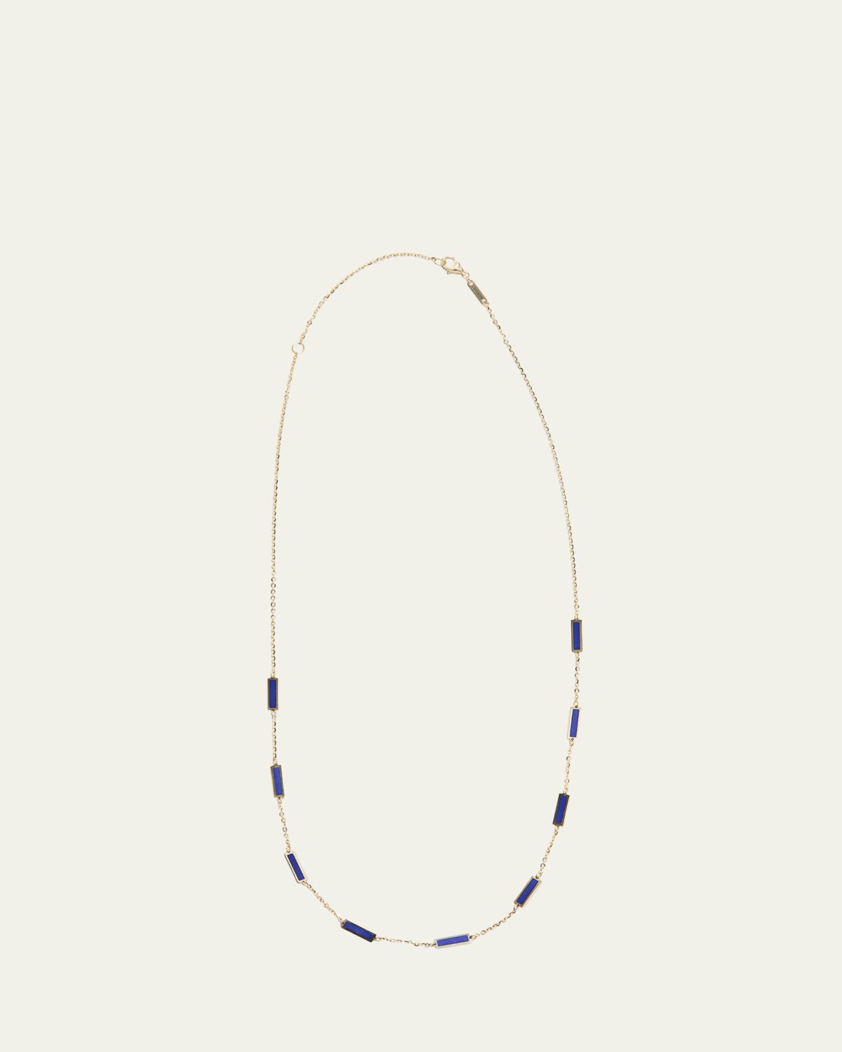 KAMAL Bar Chain Necklace with Gemstones | Thumbnail 3