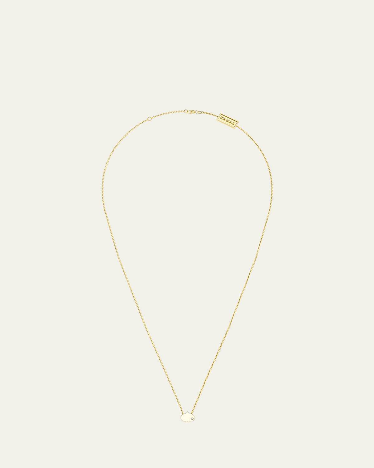 KAMAL Eye Adore Mini Pendant Necklace, 7mm