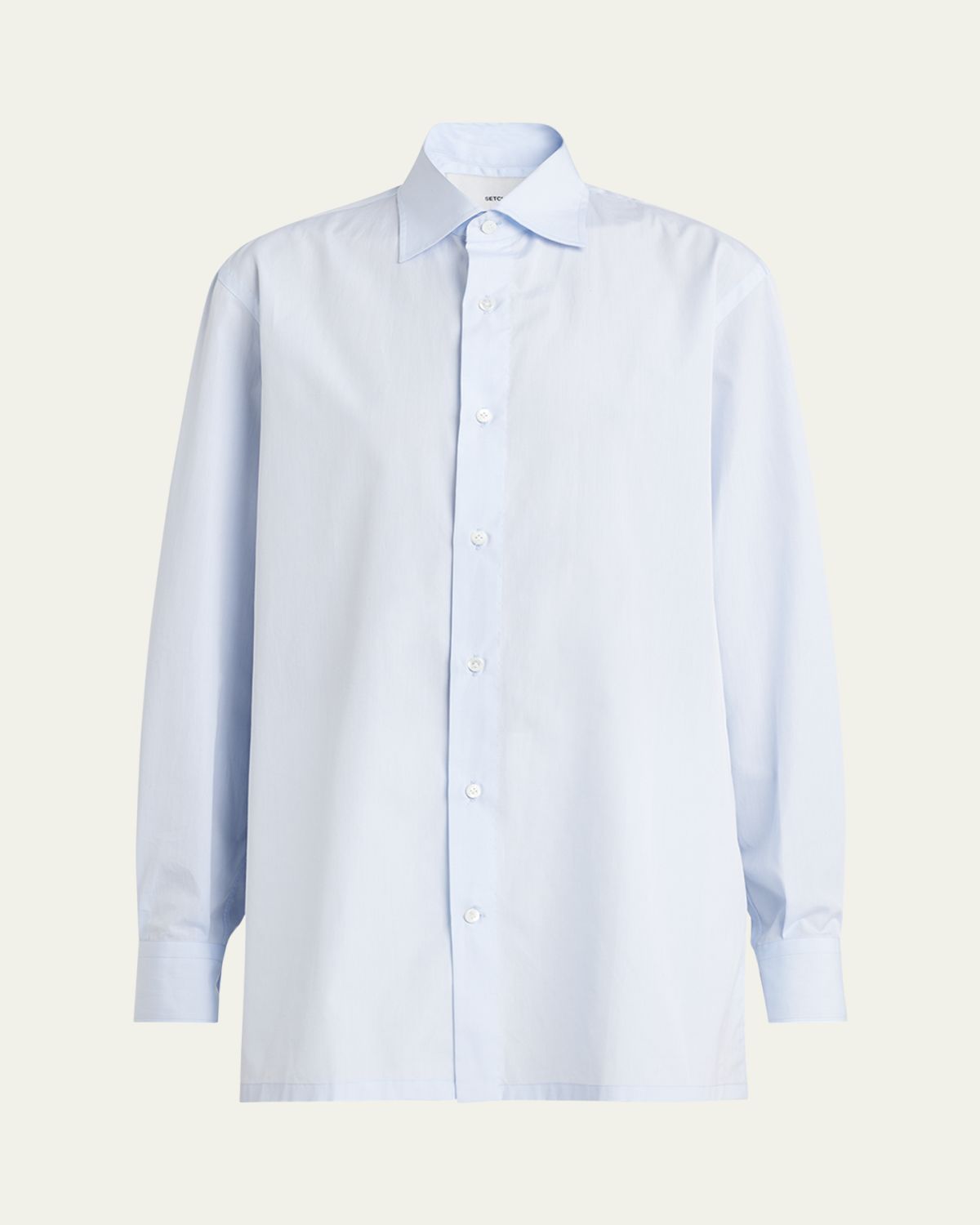 SETCHU Button Down Poplin Shirt