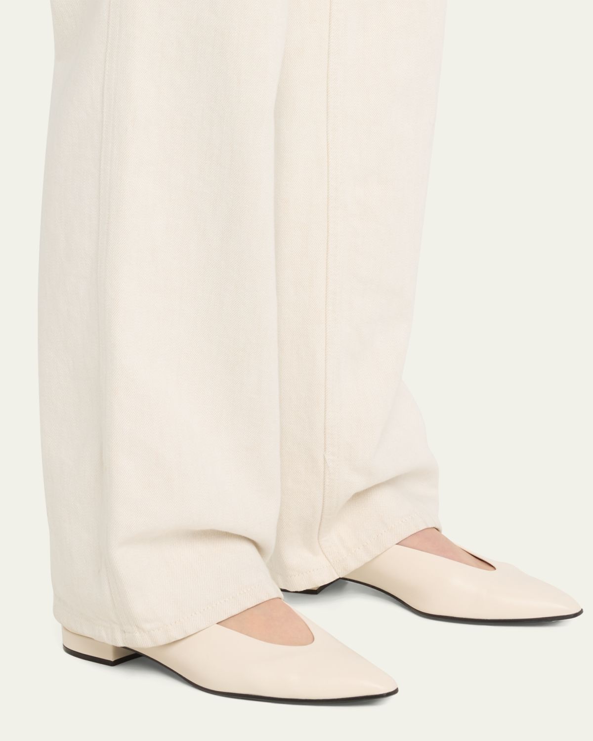 Loro Piana Rebecca Calfskin Ballerina Flats | Thumbnail 2