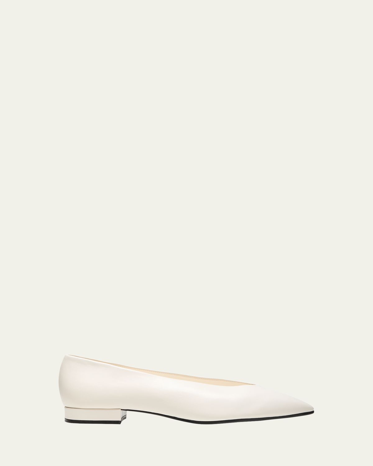 Loro Piana Rebecca Calfskin Ballerina Flats