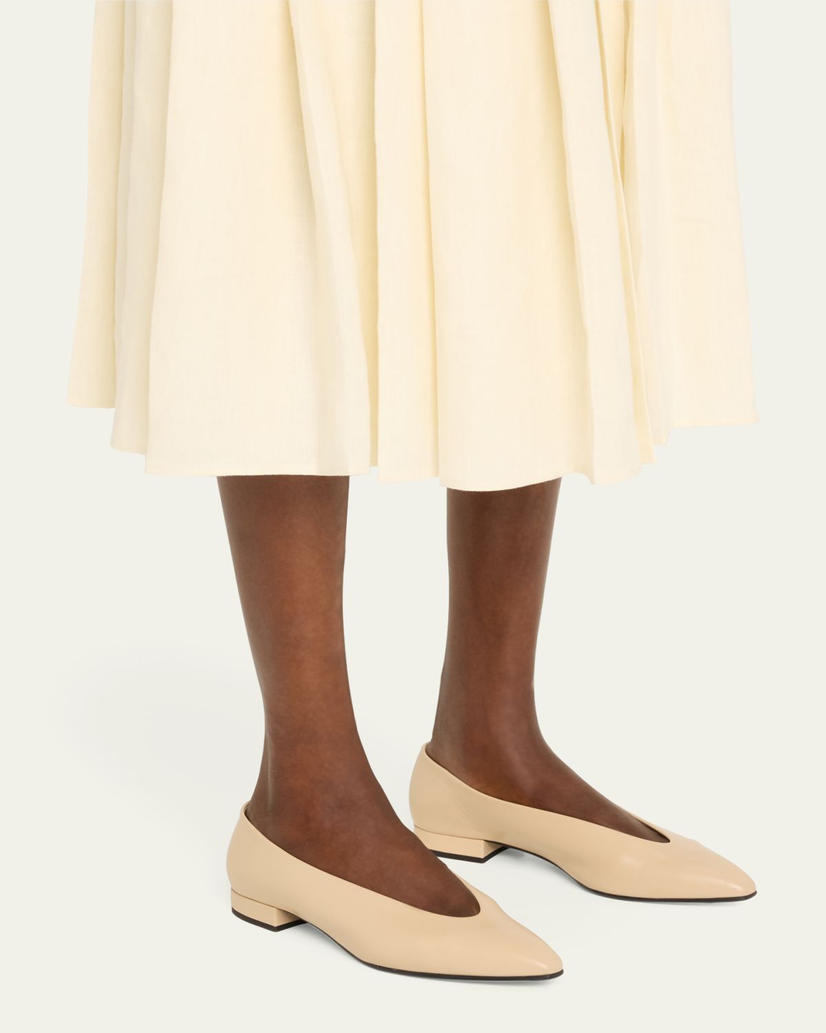 Loro Piana Rebecca Calfskin Ballerina Flats | Thumbnail 6