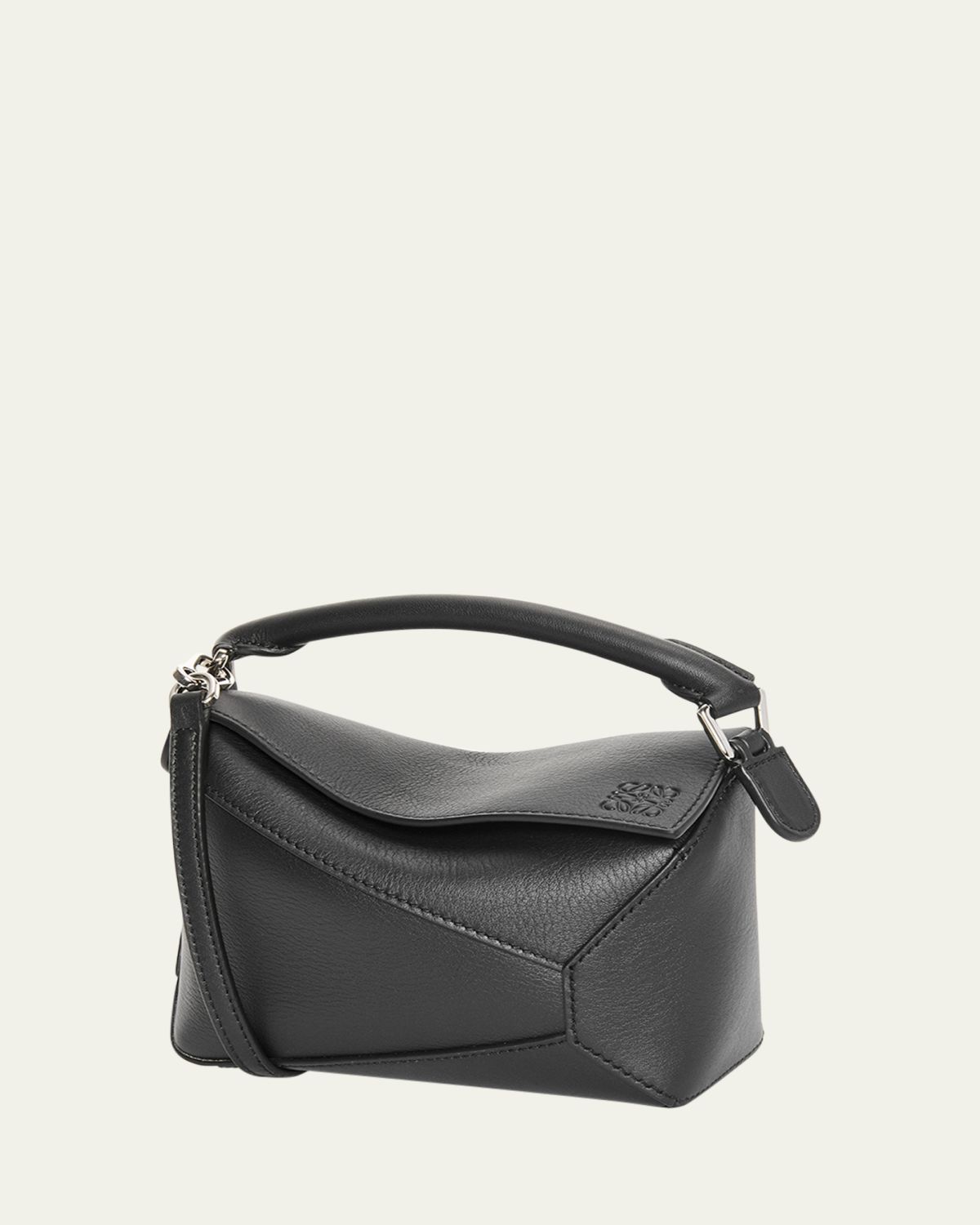 Loewe x Paula's Ibiza Puzzle Edge Mini Top-Handle Bag in Leather | Thumbnail 6