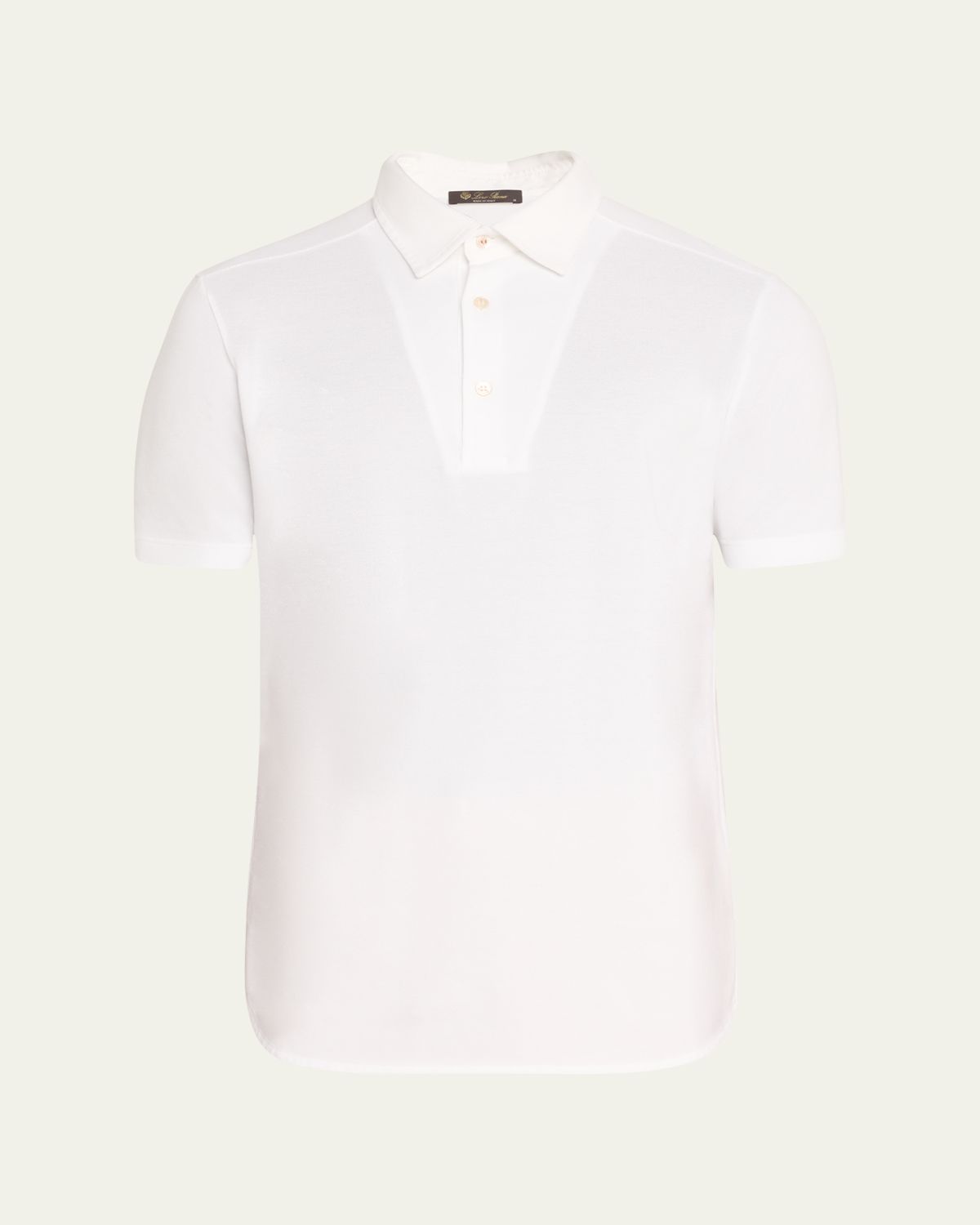 Loro Piana Men's Cotton Pique Polo Shirt - Women's Clothing