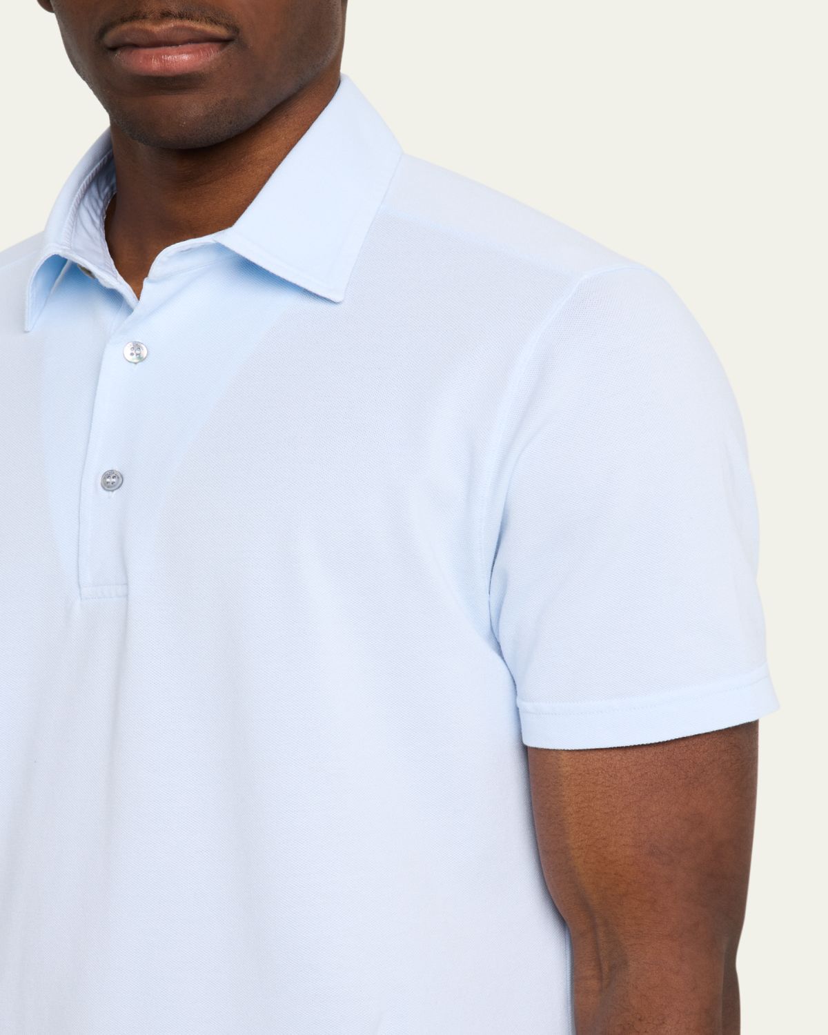 Loro Piana Men's Cotton Pique Polo Shirt | Thumbnail 21 Loro Piana Men's Cotton Pique Polo Shirt | Thumbnail 21