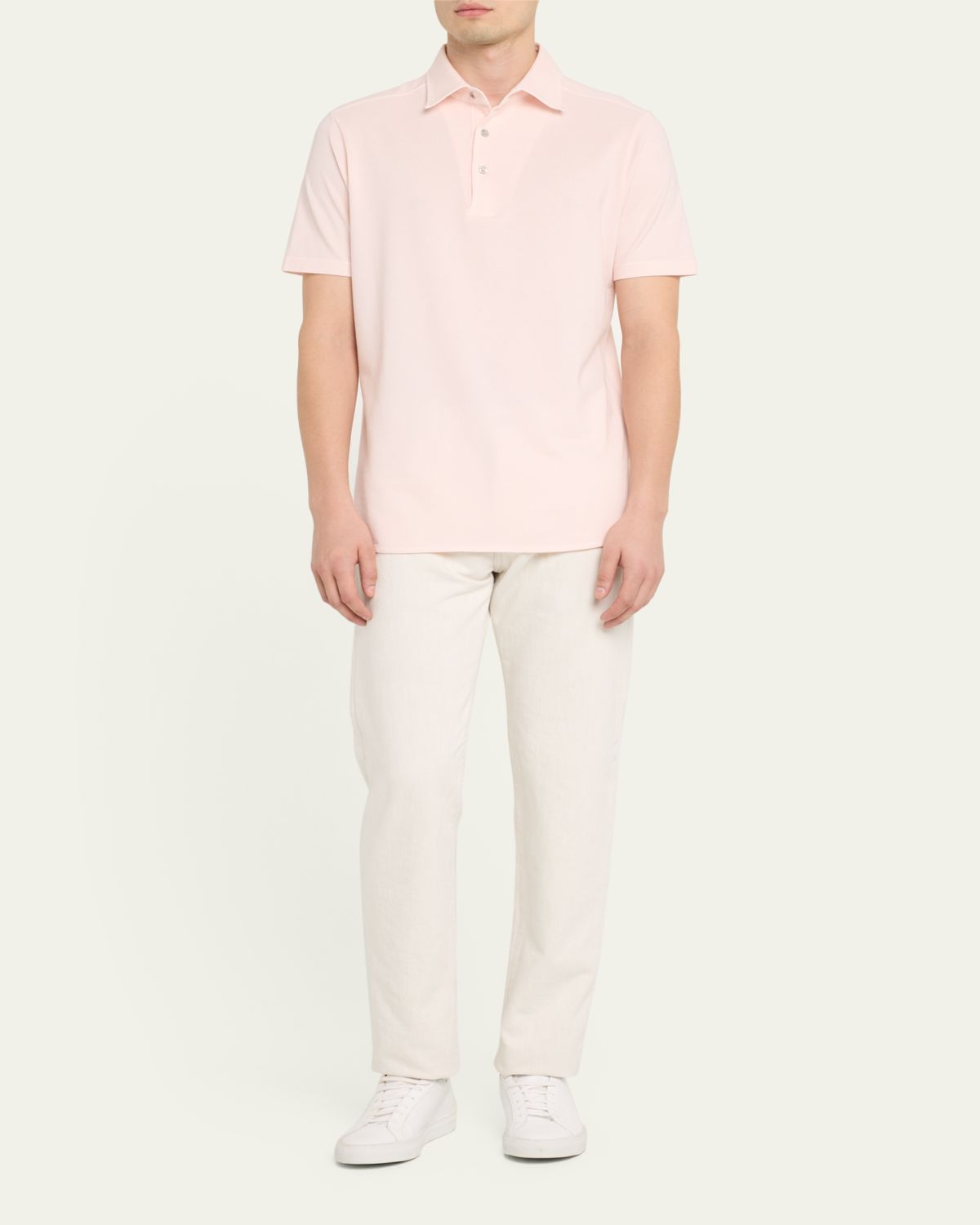 Loro Piana Men's Cotton Pique Polo Shirt | Thumbnail 22 Loro Piana Men's Cotton Pique Polo Shirt | Thumbnail 22