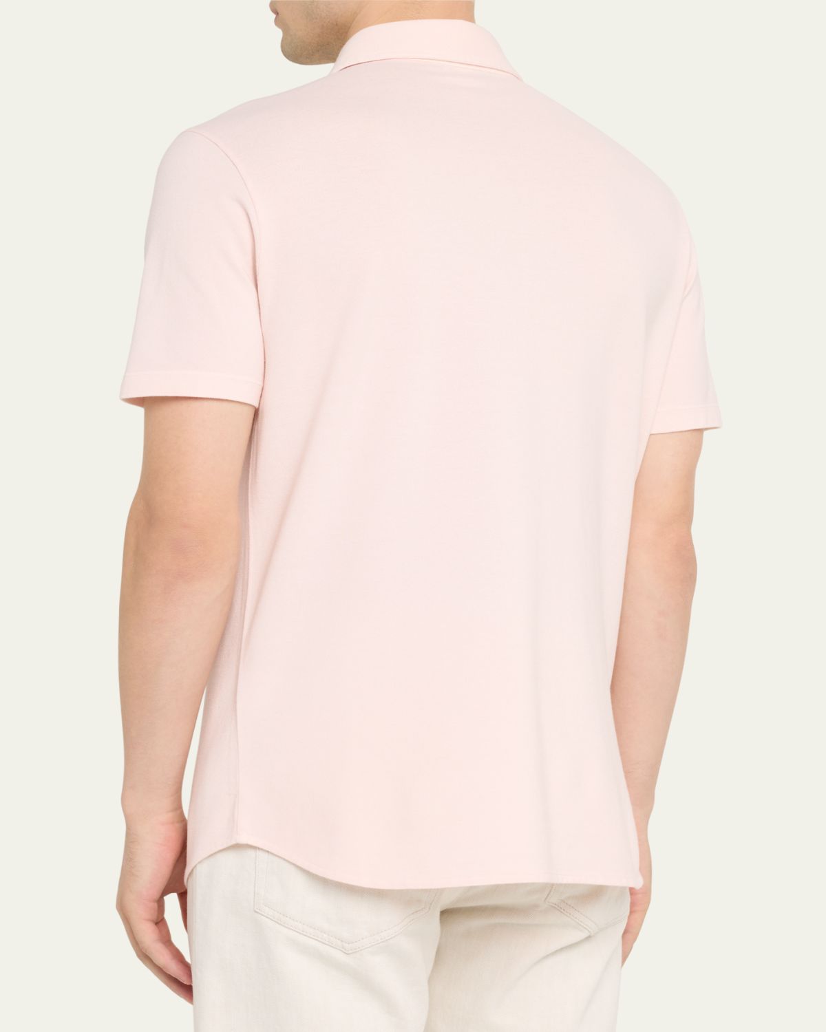 Loro Piana Men's Cotton Pique Polo Shirt | Thumbnail 23 Loro Piana Men's Cotton Pique Polo Shirt | Thumbnail 23