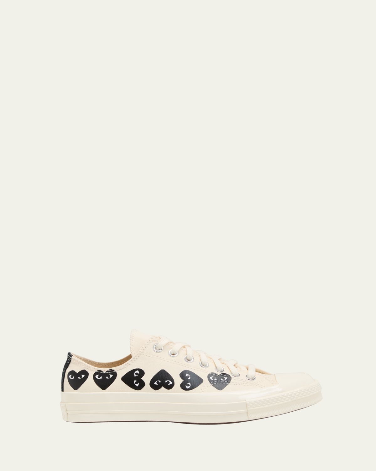 CDG Play x Converse Multi Heart Low-Top Sneakers