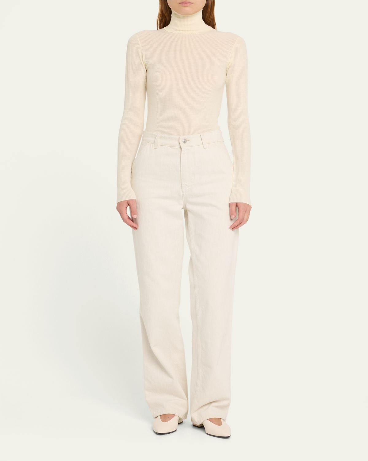 Loro Piana Taupo Ribbed Wool Turtleneck | Thumbnail 6