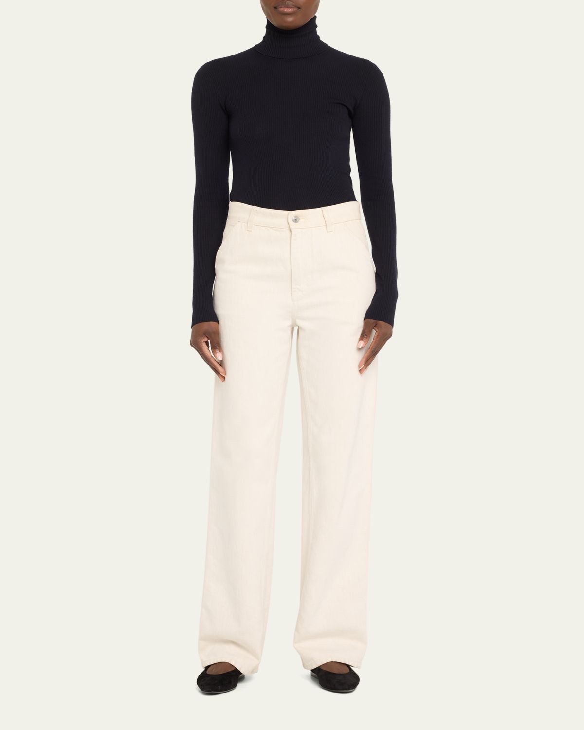 Loro Piana Taupo Ribbed Wool Turtleneck | Thumbnail 10