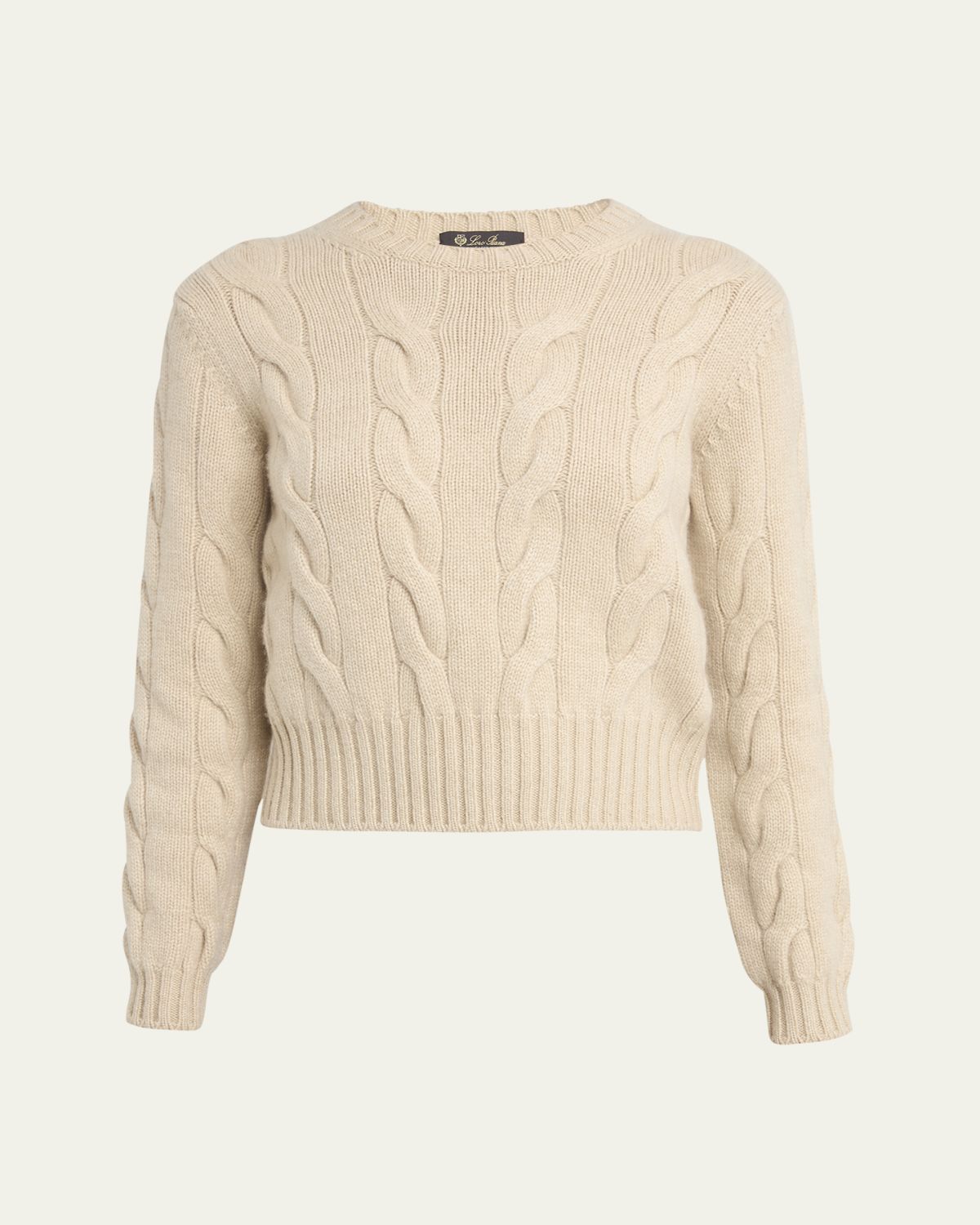 Loro Piana Napier Cashmere Cable-Knit Sweater
