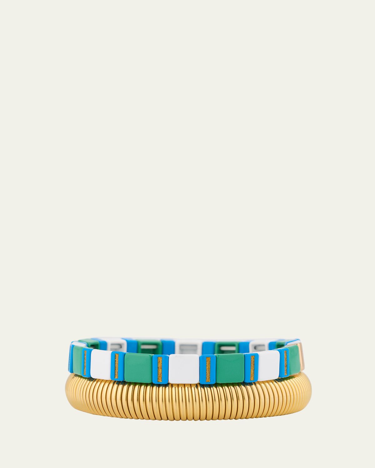 Ben-Amun The Capri Stack Cobra Bracelets, Set of 2 | Thumbnail 5 Ben-Amun The Capri Stack Cobra Bracelets, Set of 2 | Thumbnail 5