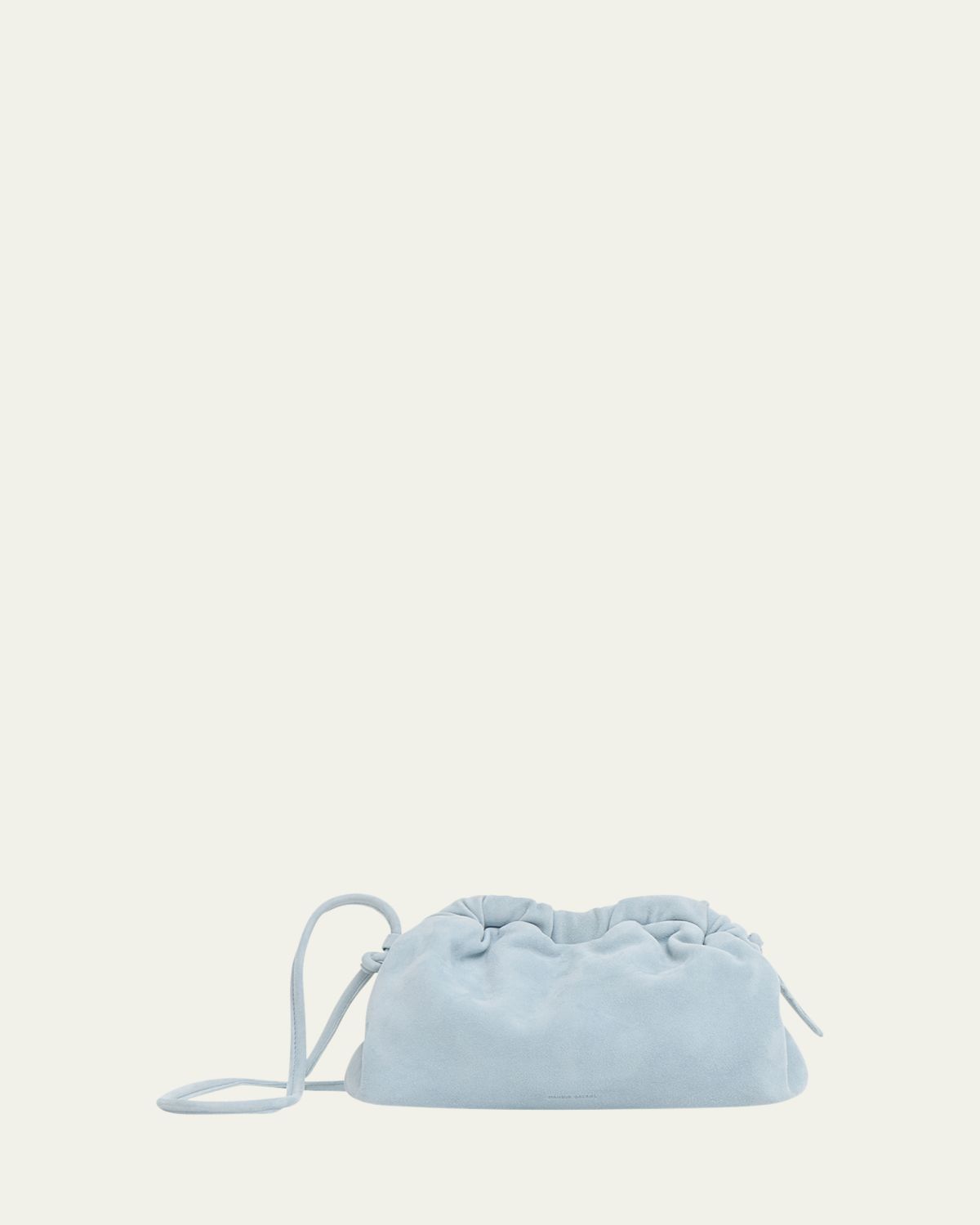 Mansur Gavriel Cloud Mini Suede Clutch Bag