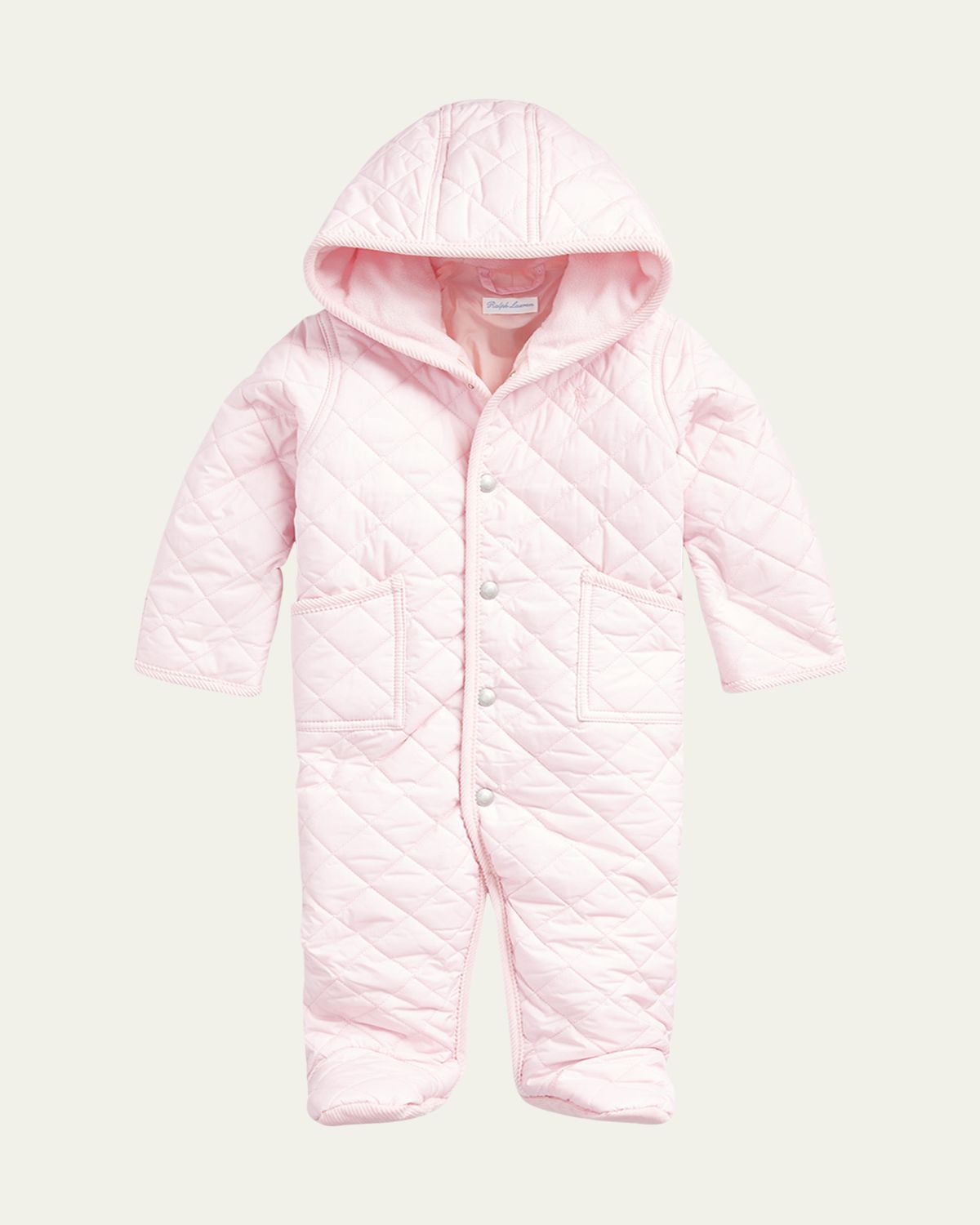 Polo Ralph Lauren Girl's Hooded Barn Bunting, Size 3M-9M